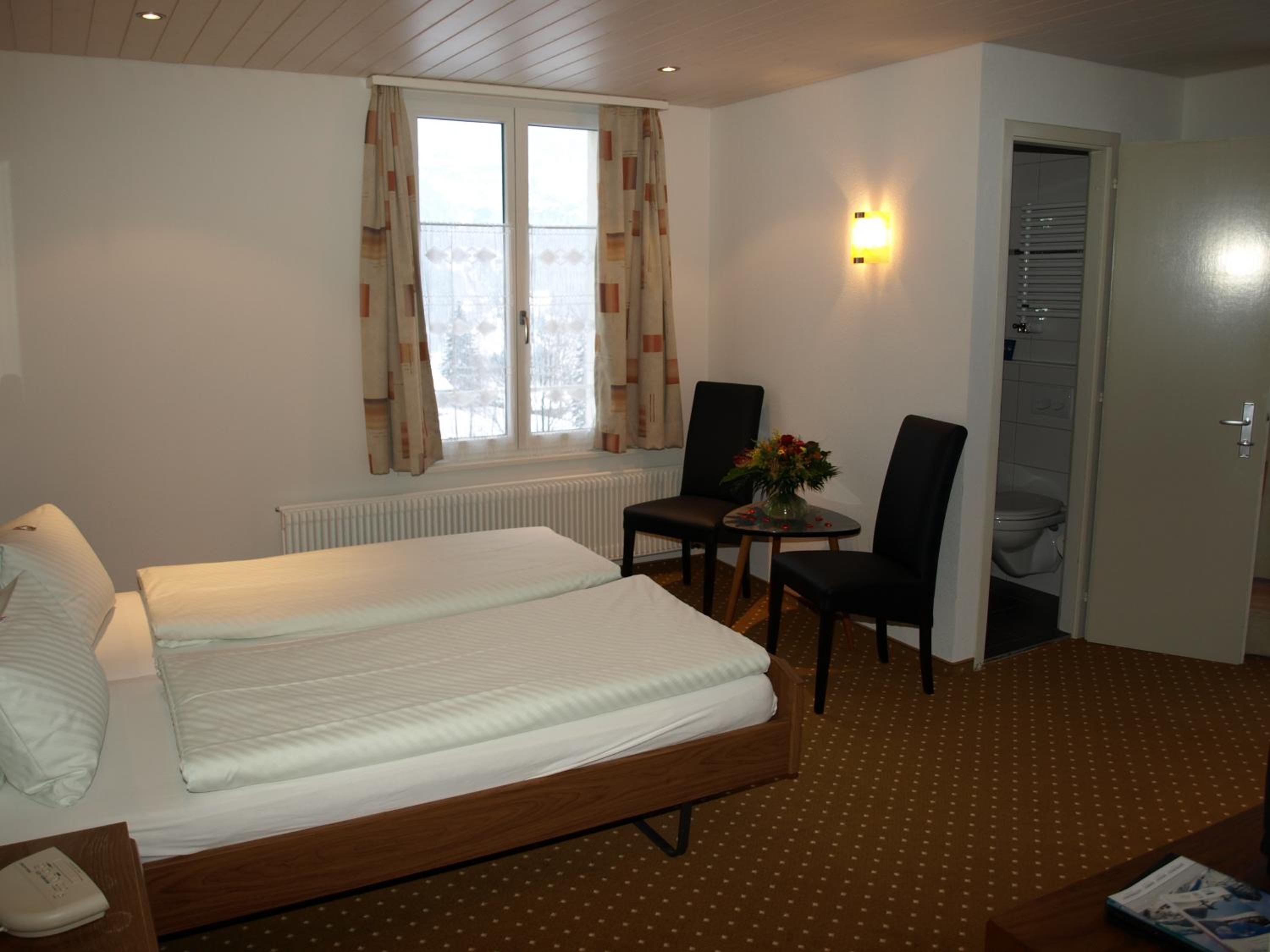 Double or Twin Room with Balcony and Mountain View photo 2