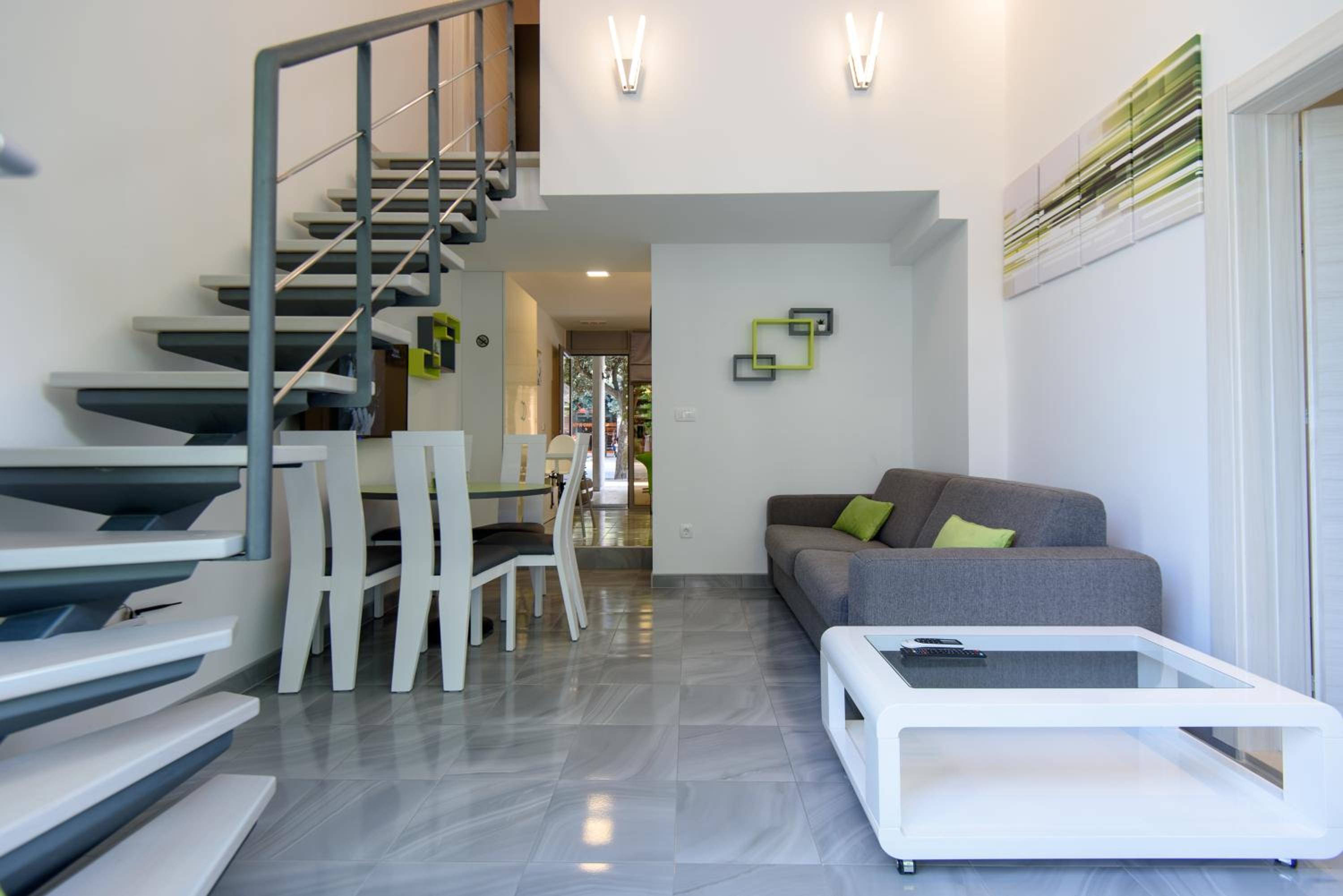 Two-Bedroom Duplex Apartment with Terrace and Balcony