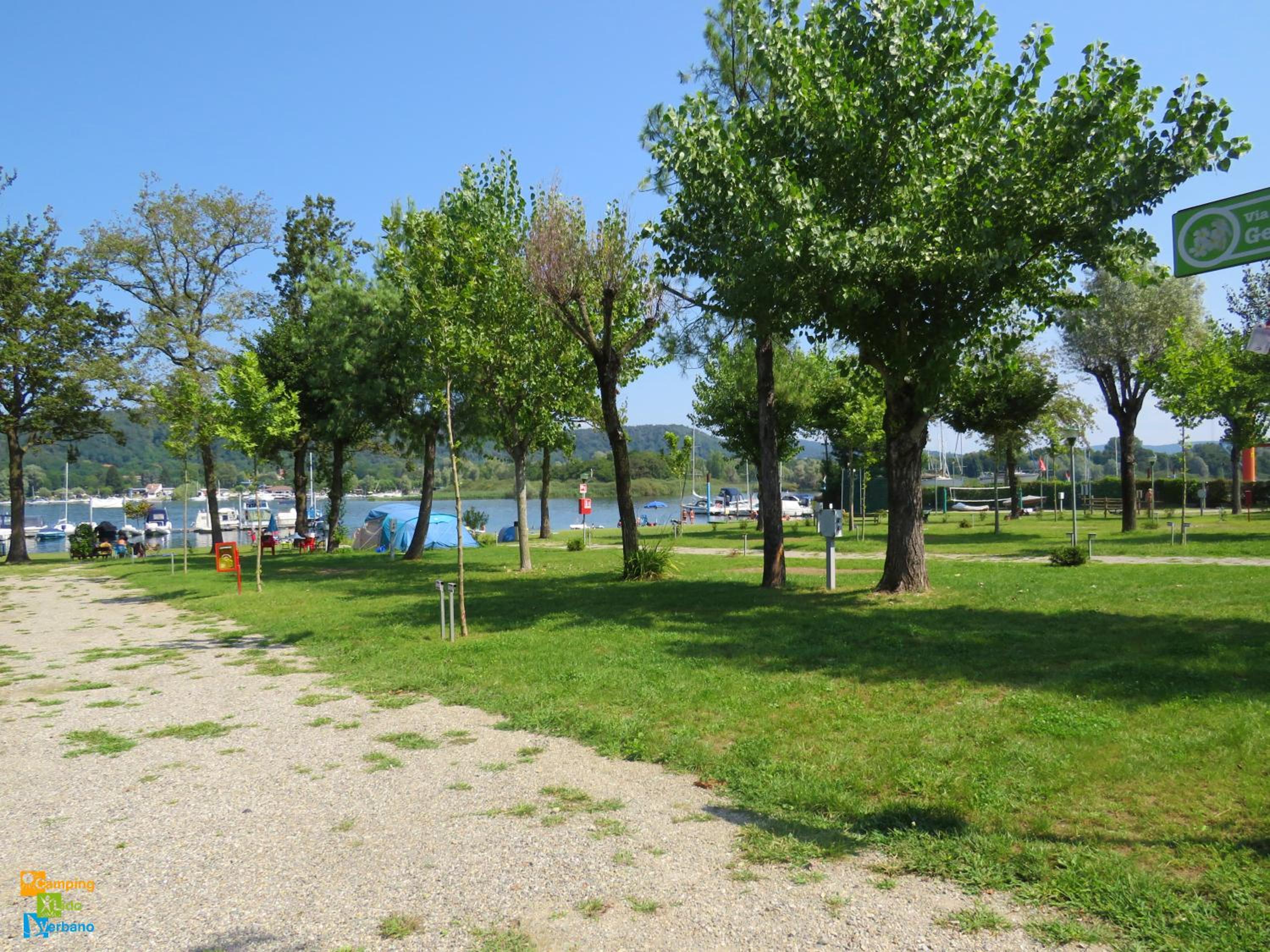 Empty pitch for tent, caravan or camper photo 2