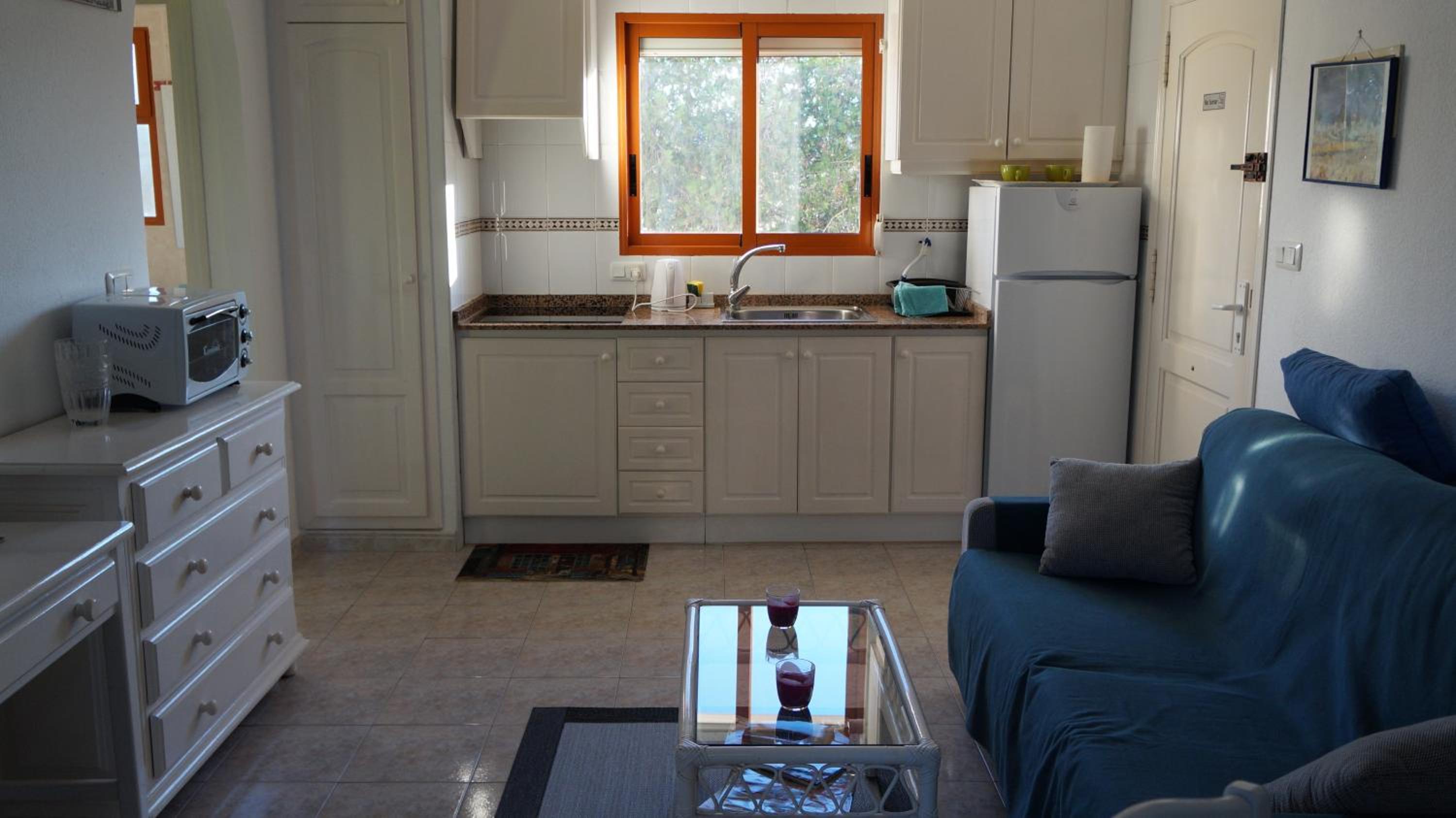 Apartamento con vista al jardín