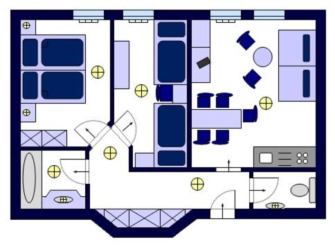 Two-Bedroom Studio Apartment