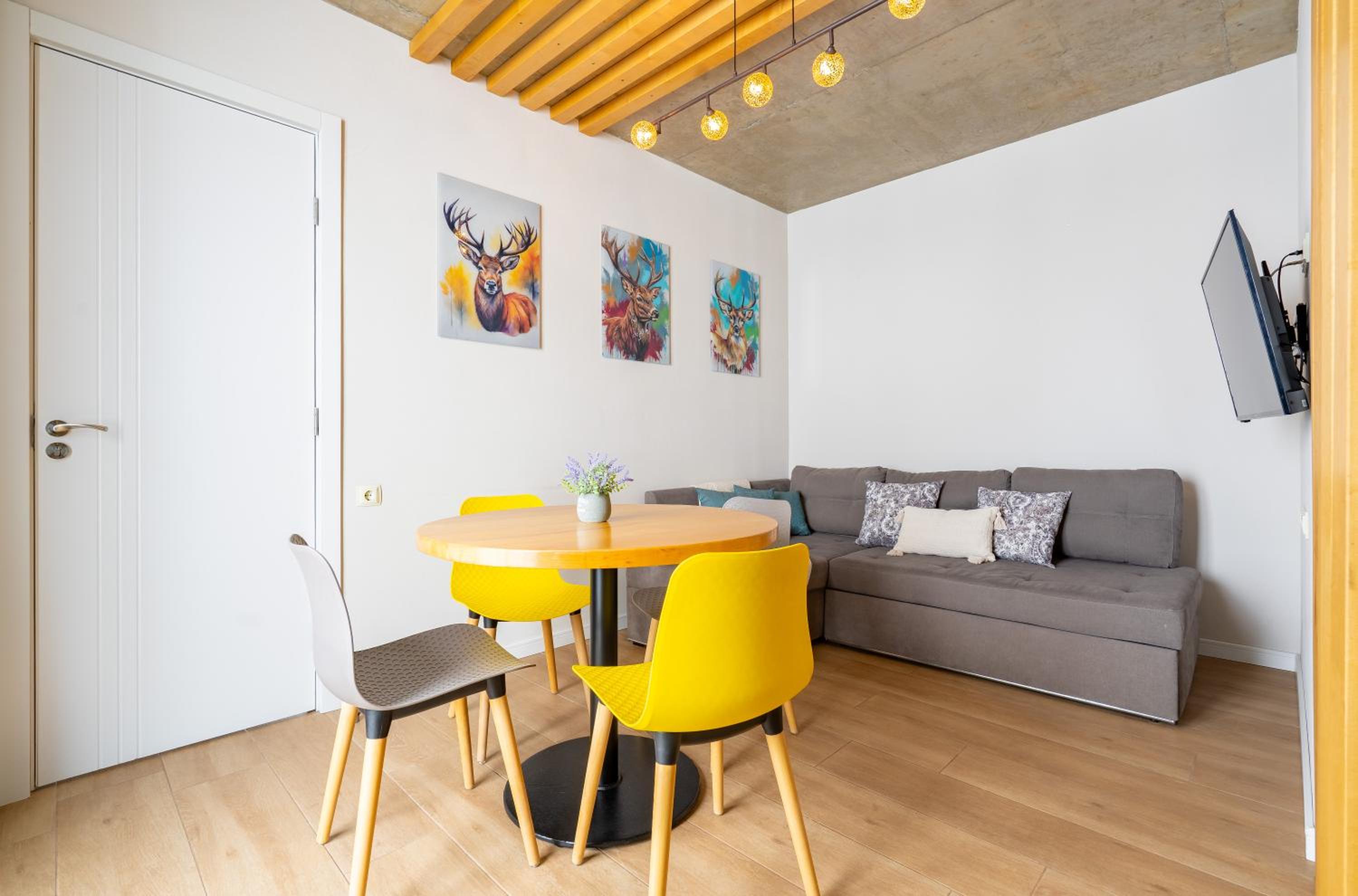 One-Bedroom Apartment with Balcony and Mountain View   photo 3