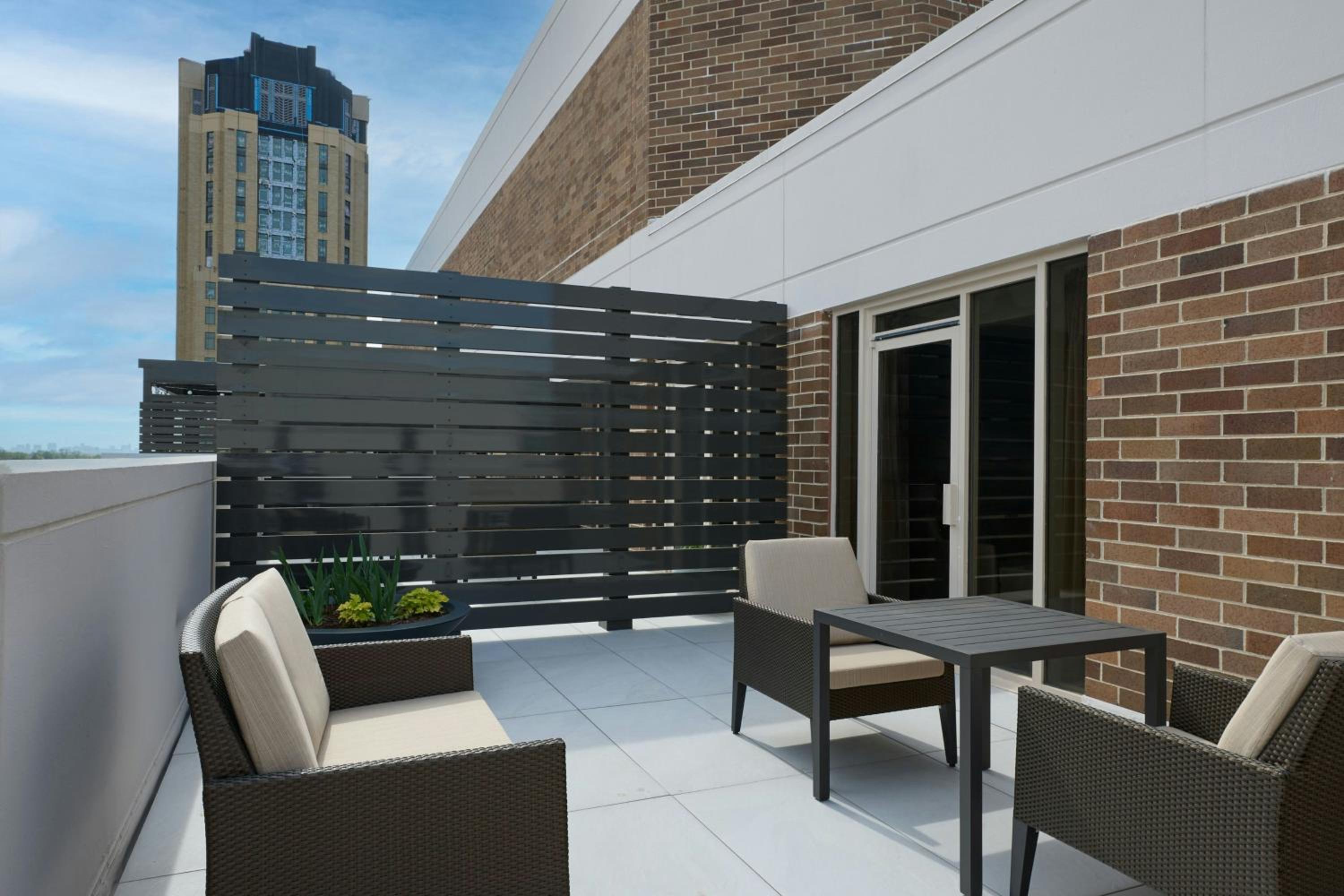 One-Bedroom Penthouse King Suite with Sofa Bed and Terrace