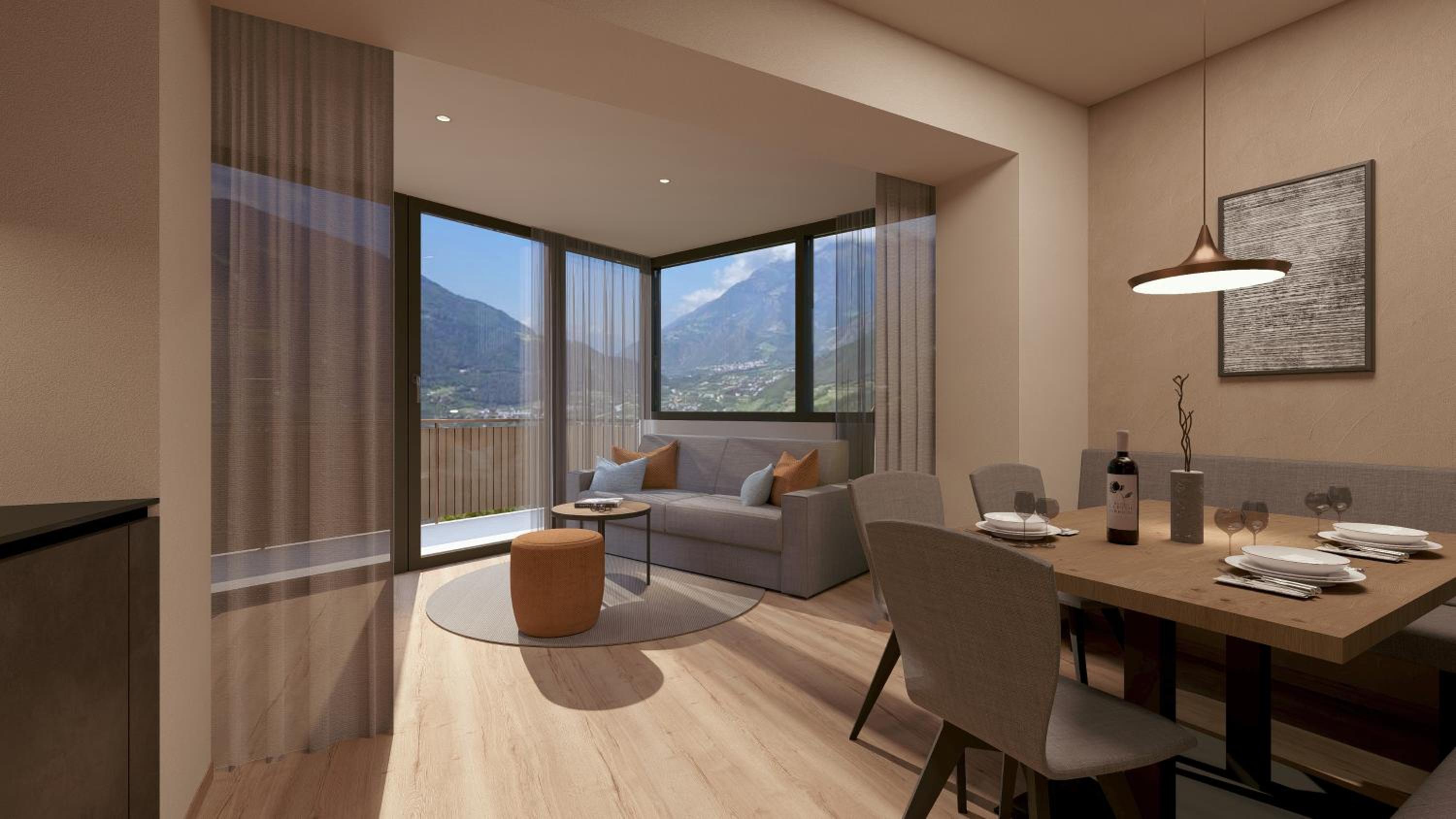 Studio with Mountain View