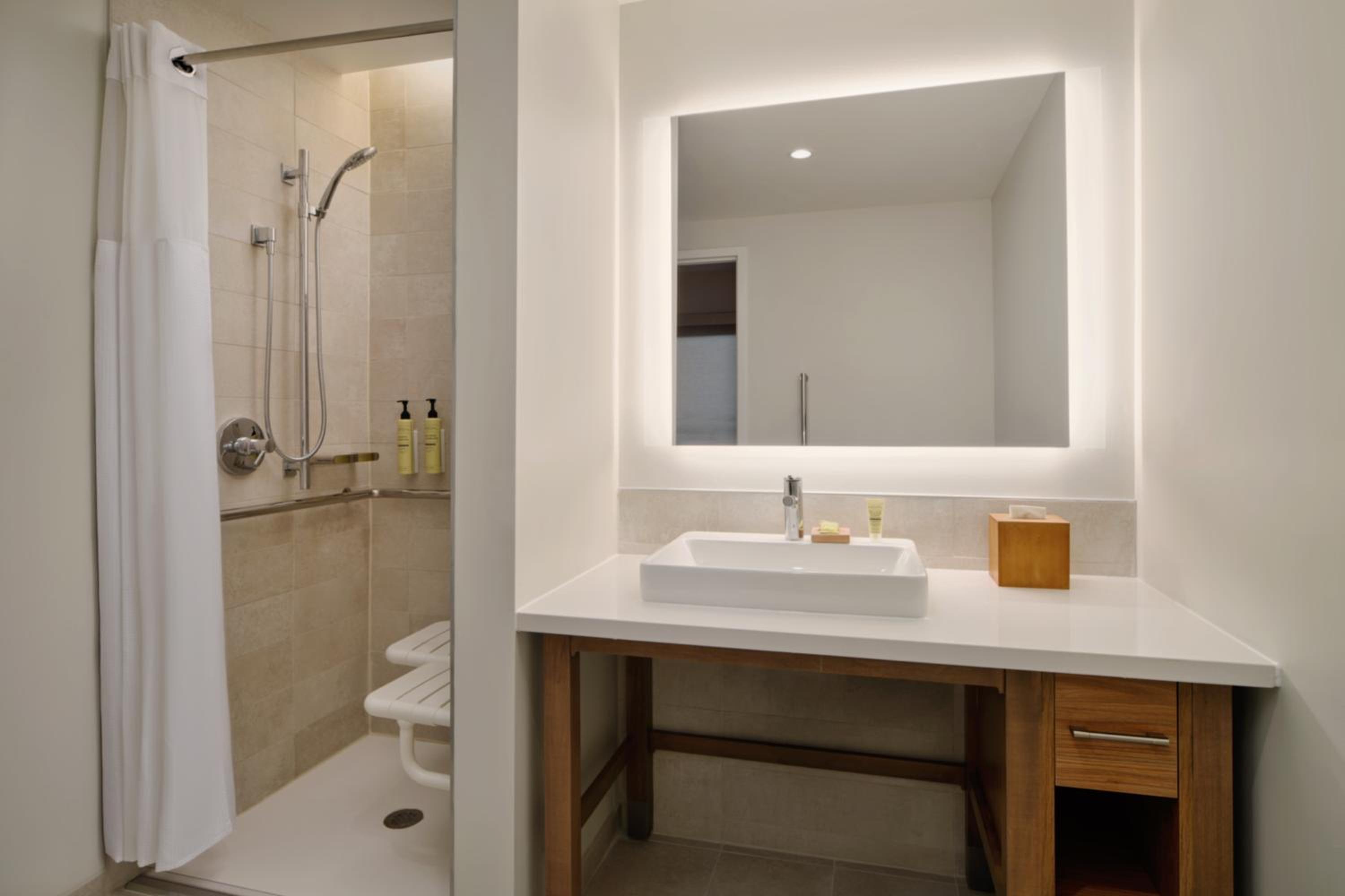 One-Bedroom King Suite with Sofa Bed - Mobility Accessible with Transfer Shower
