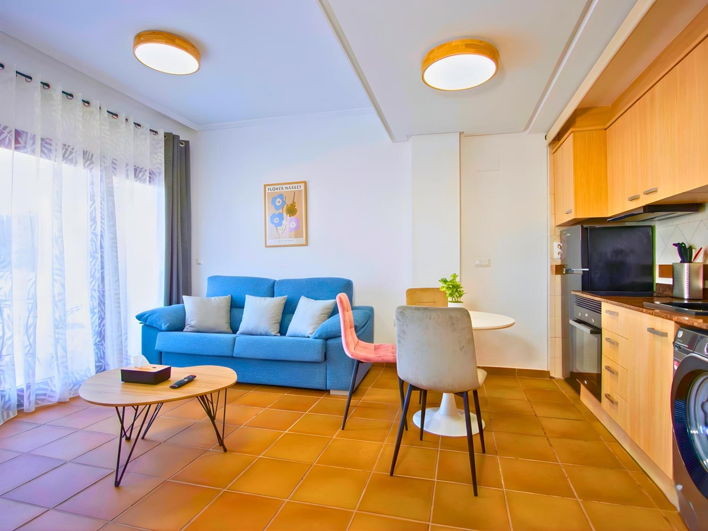 One-Bedroom Apartment with Garden View
