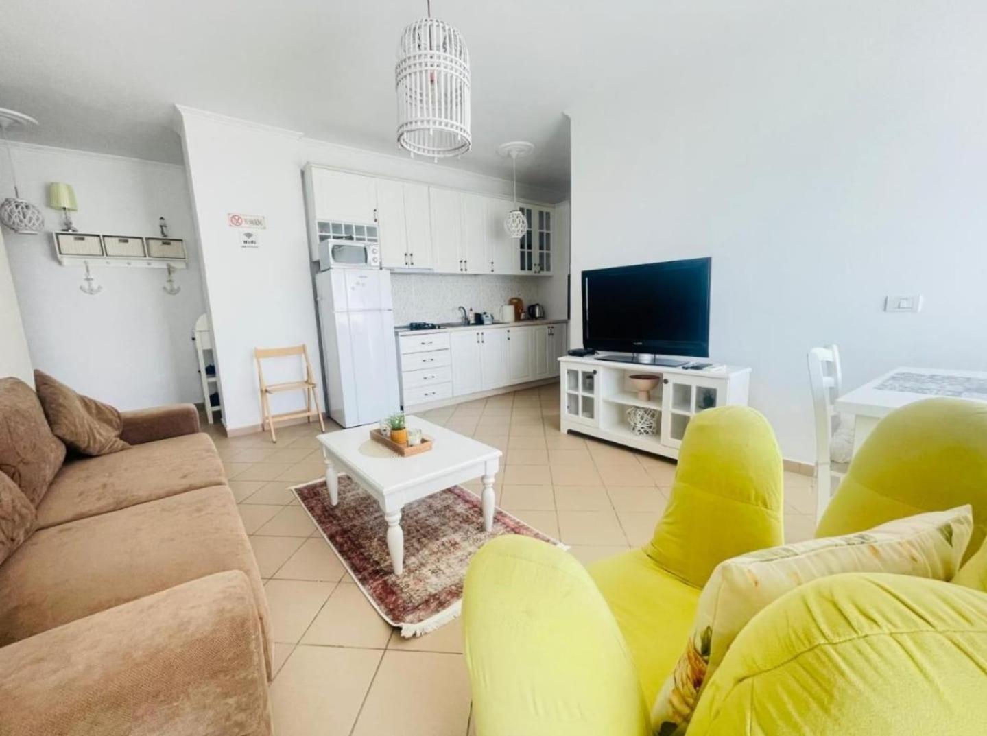 One-Bedroom Apartment with Balcony and Sea View