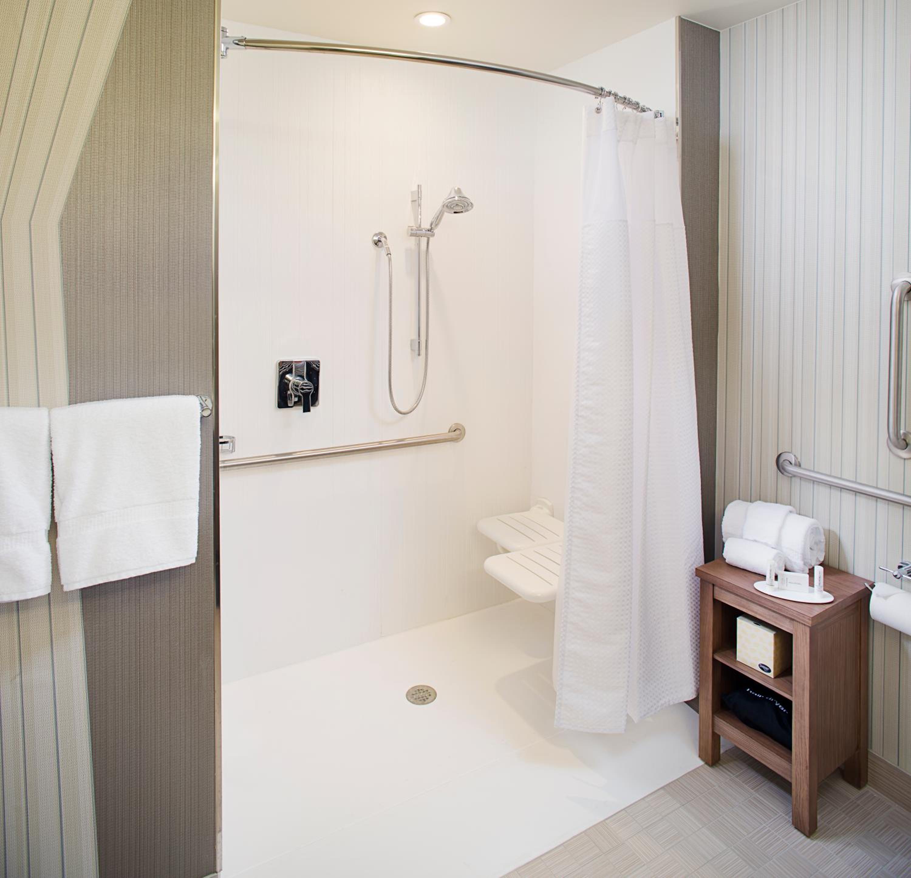 King Suite with Sofa Bed - Mobility Accessible with Roll-in Shower