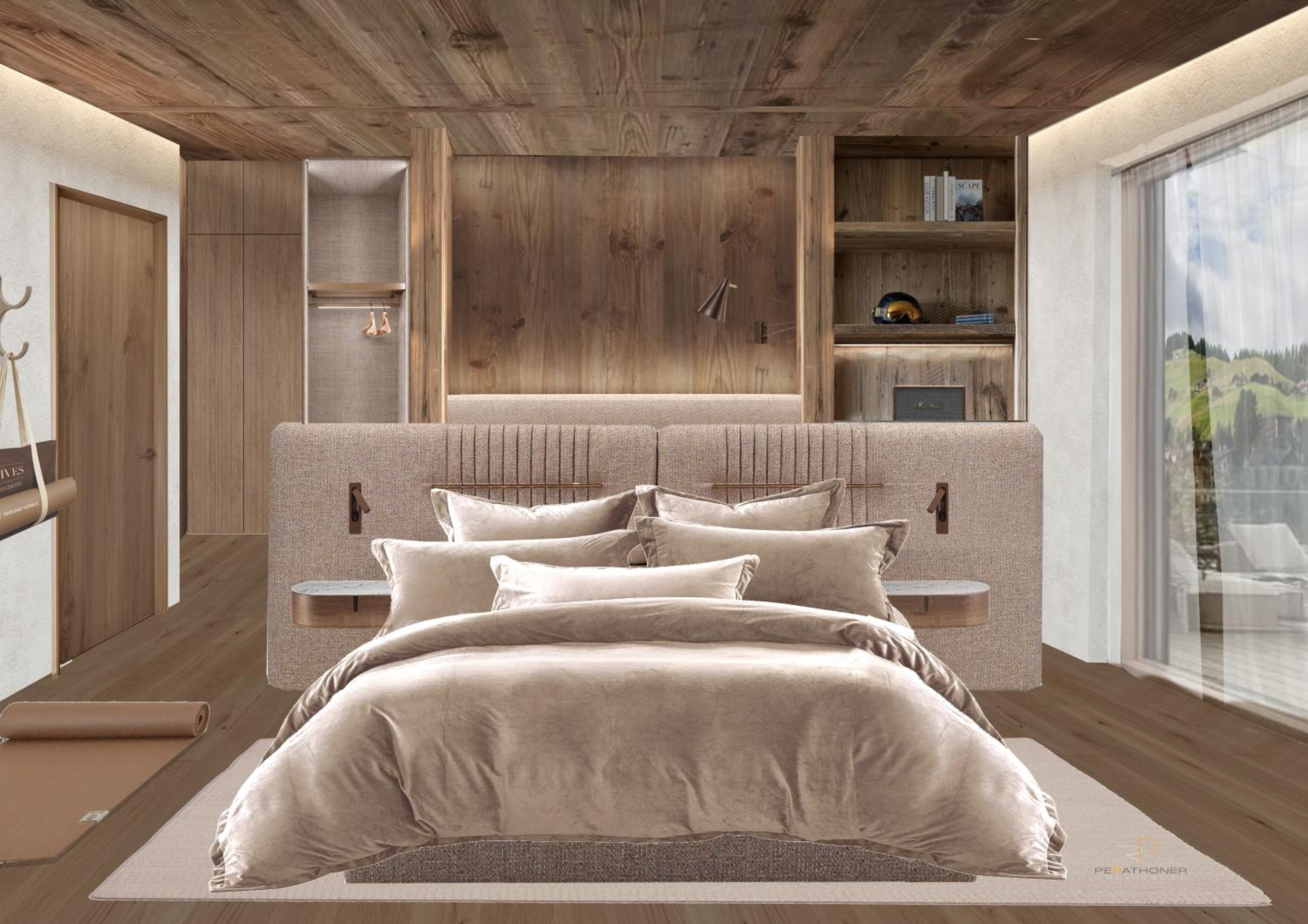 Deluxe Double or Twin Room with Mountain View