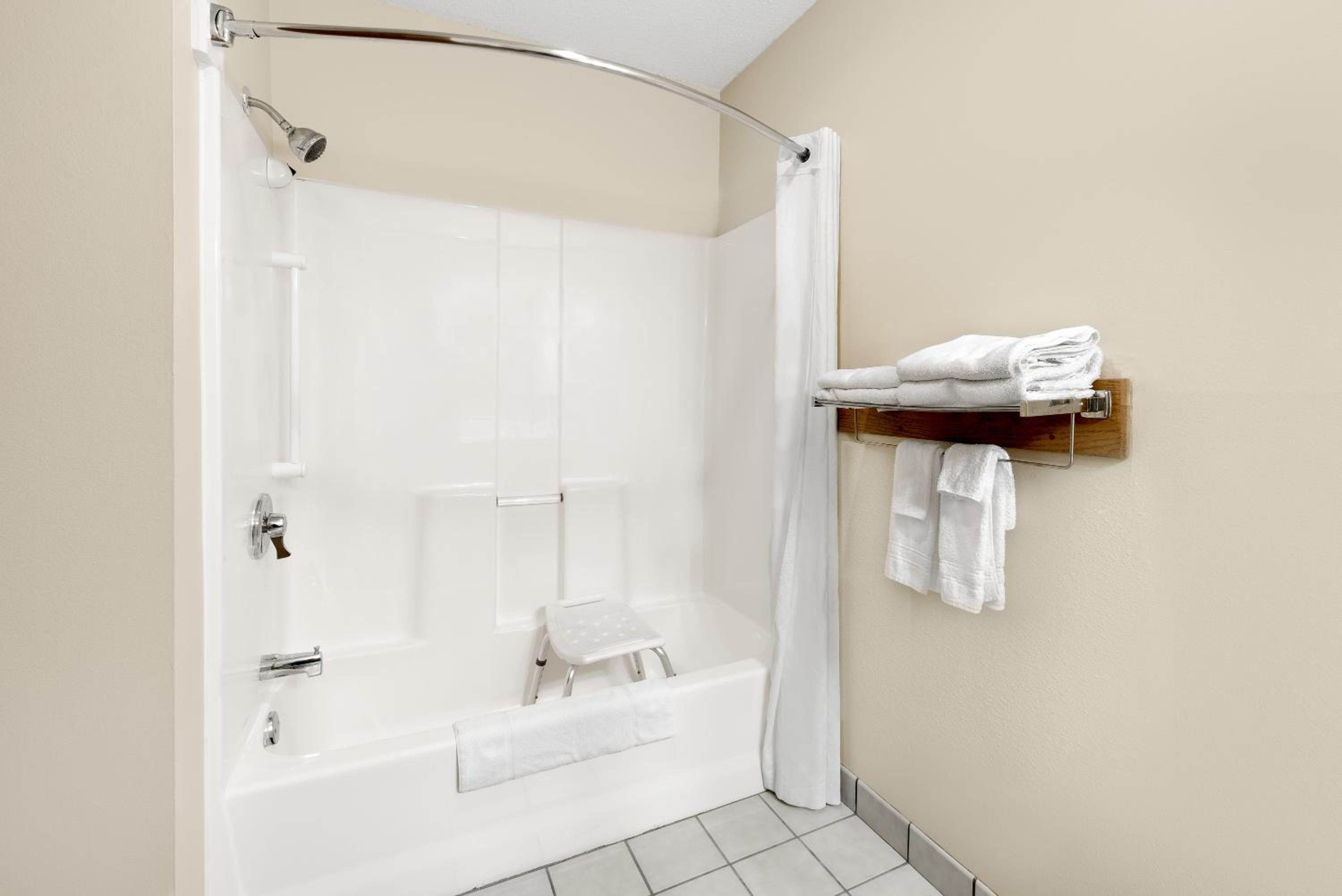 Queen Room with One Queen Bed and Tub with Grab Bars - Mobility Accessible/Pet-Friendly/Non-Smoking - Photo 2
