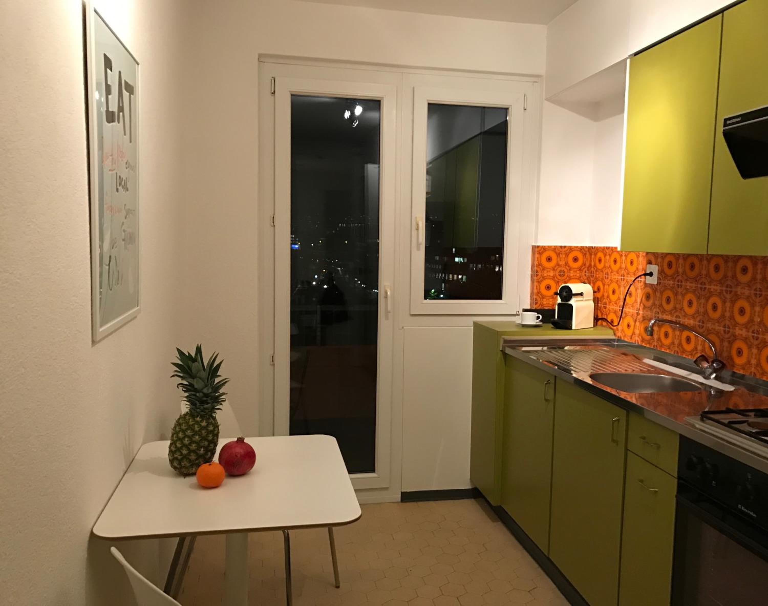 One-Bedroom Apartment with Garden View