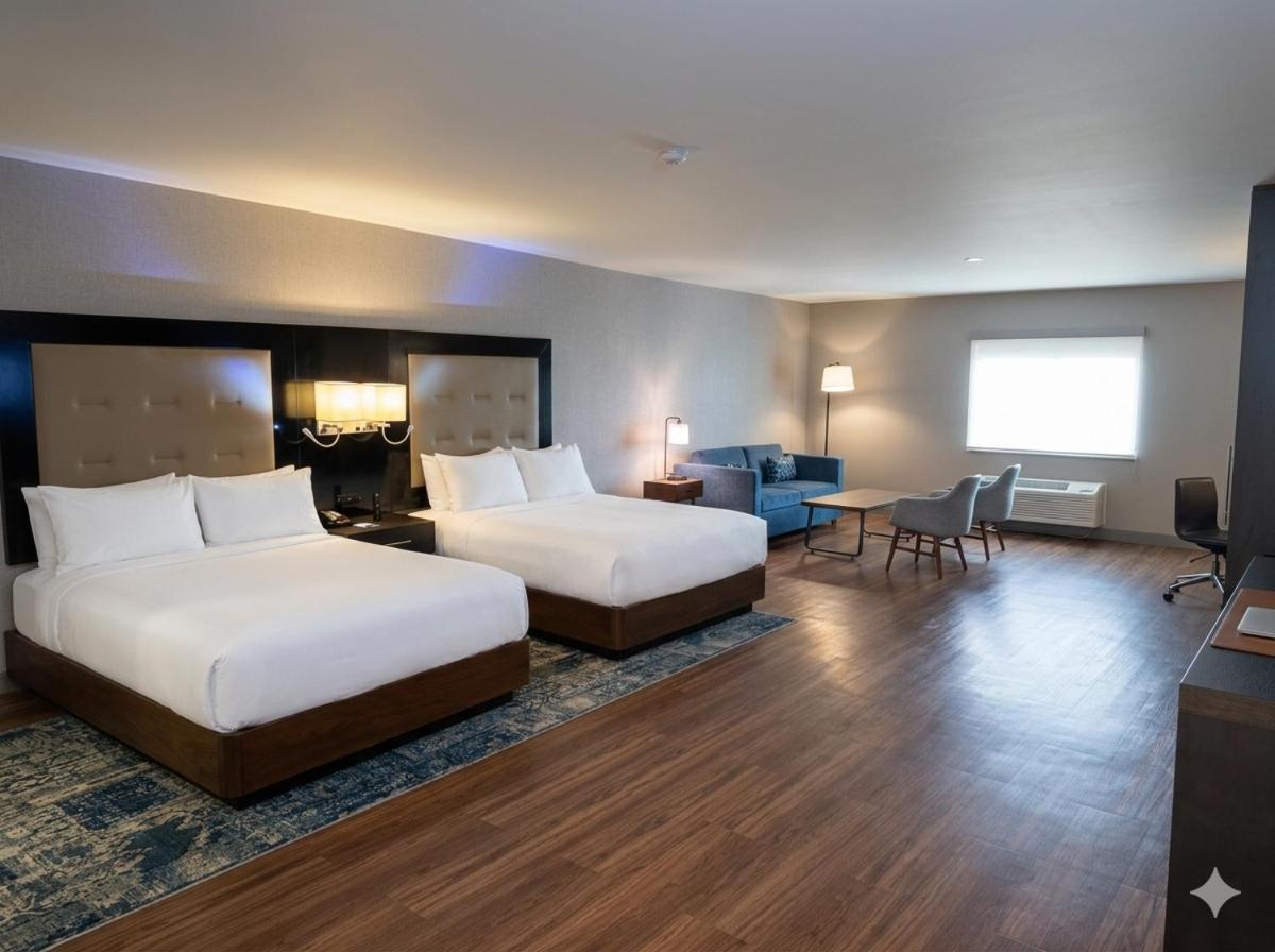 Queen Suite with Two Queen Beds and Sofa Bed photo 1
