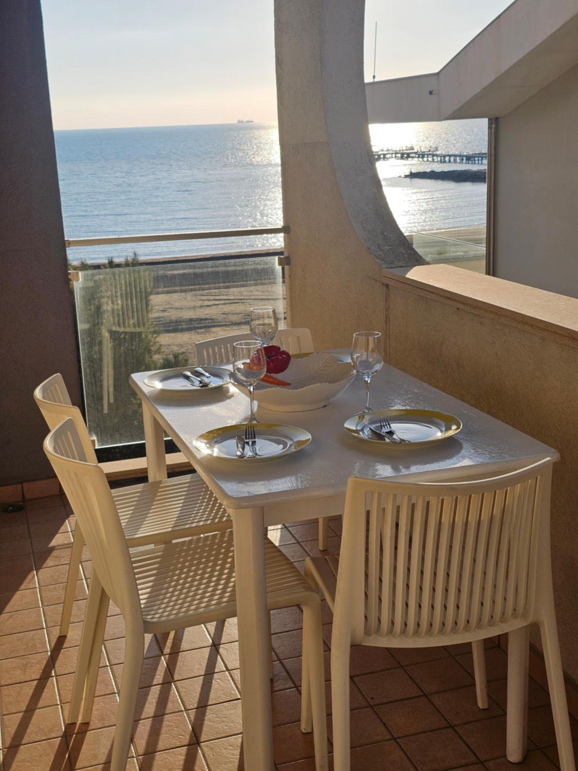One-Bedroom Apartment with Balcony and Sea View