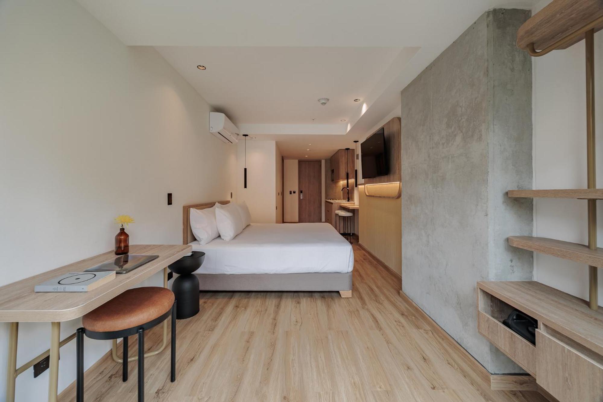 Studio with Balcony