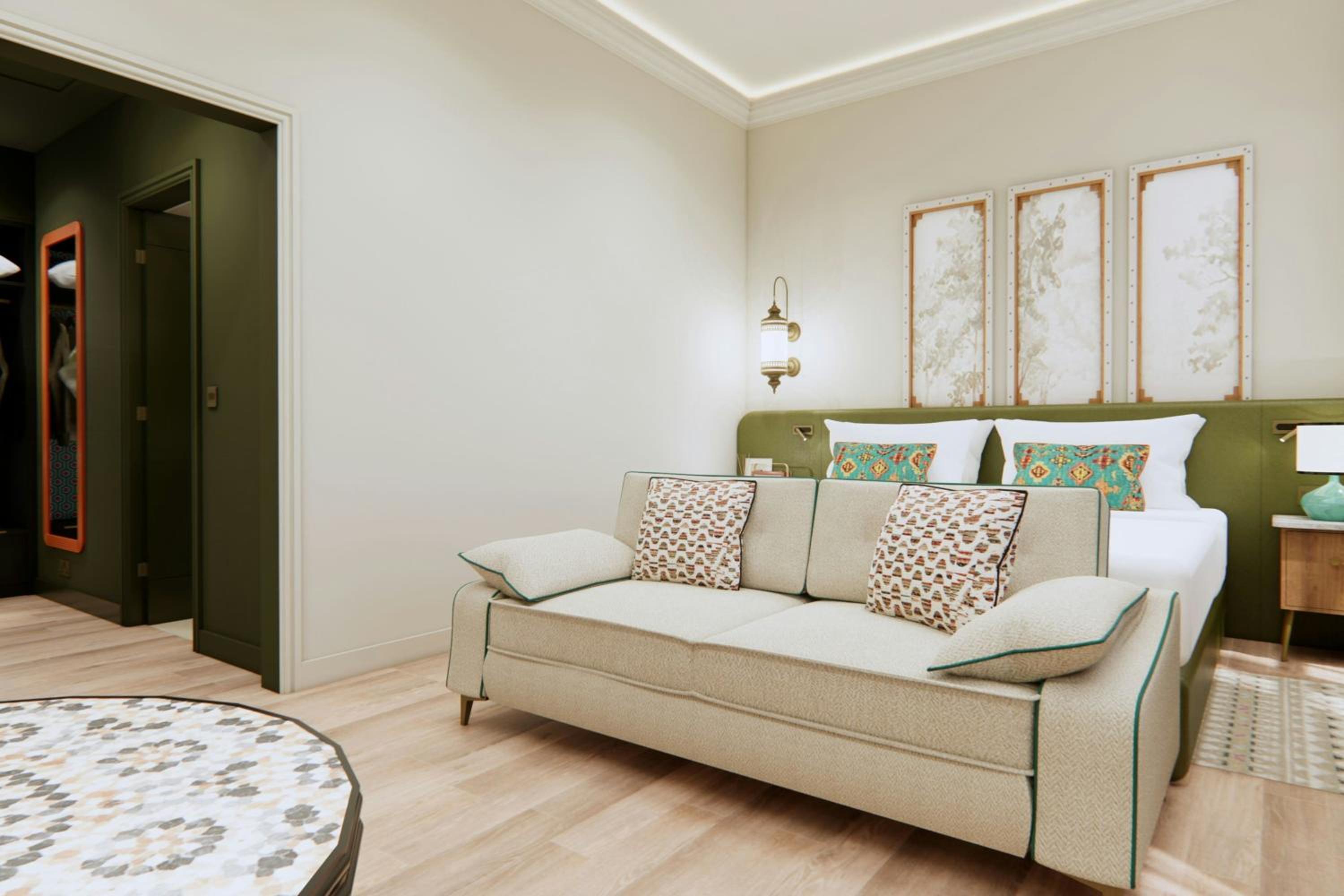 Family Hydeaway Room with Two King Beds and City View photo 2