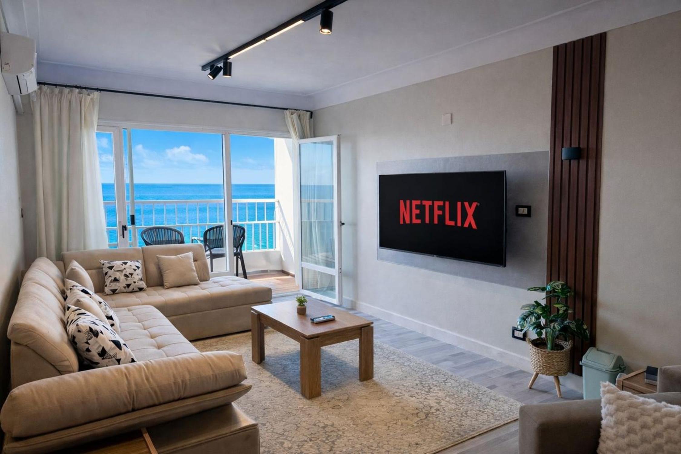 Two-Bedroom Apartment with Balcony and Sea View