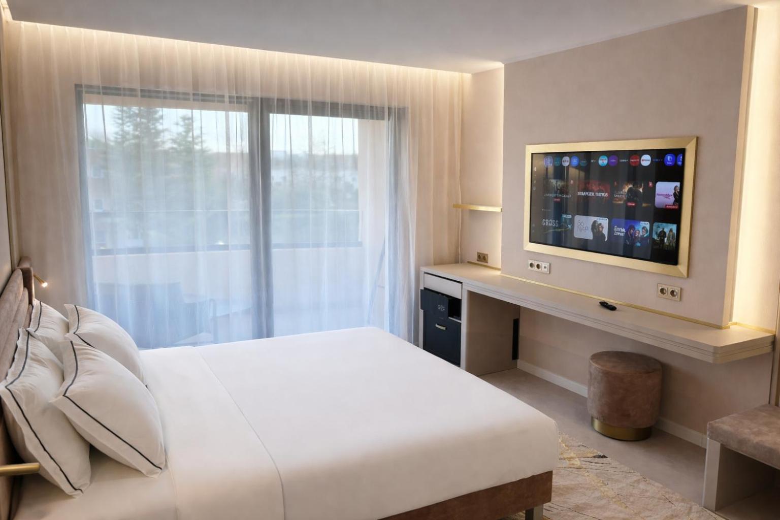 Deluxe Double or Twin Room with Pool View photo 3