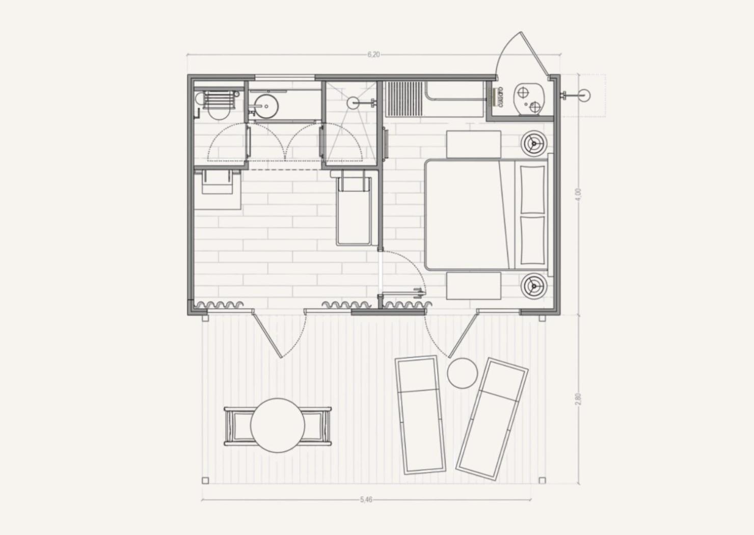 Premium One-Bedroom Bungalow with Panoramic View