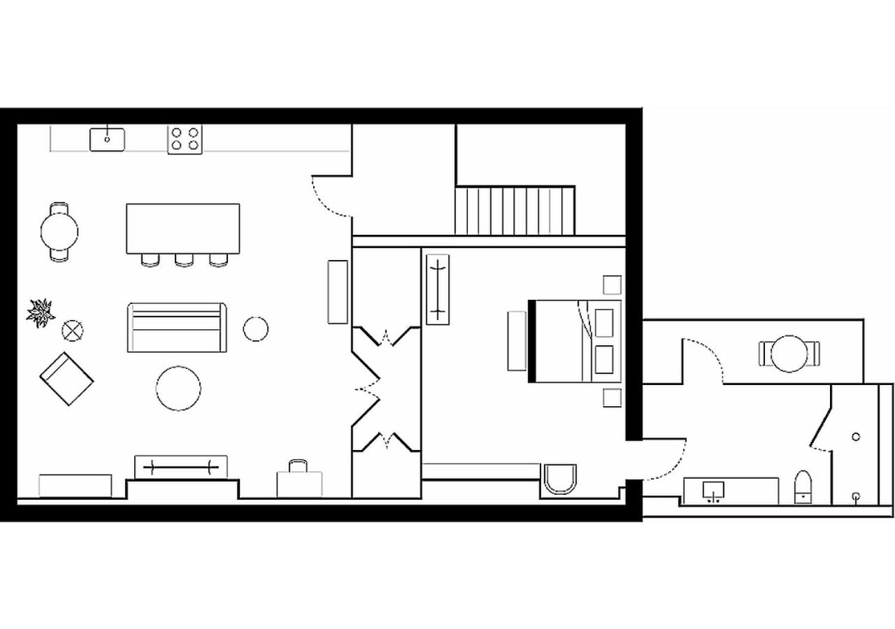 One Bedroom Townhouse Suite