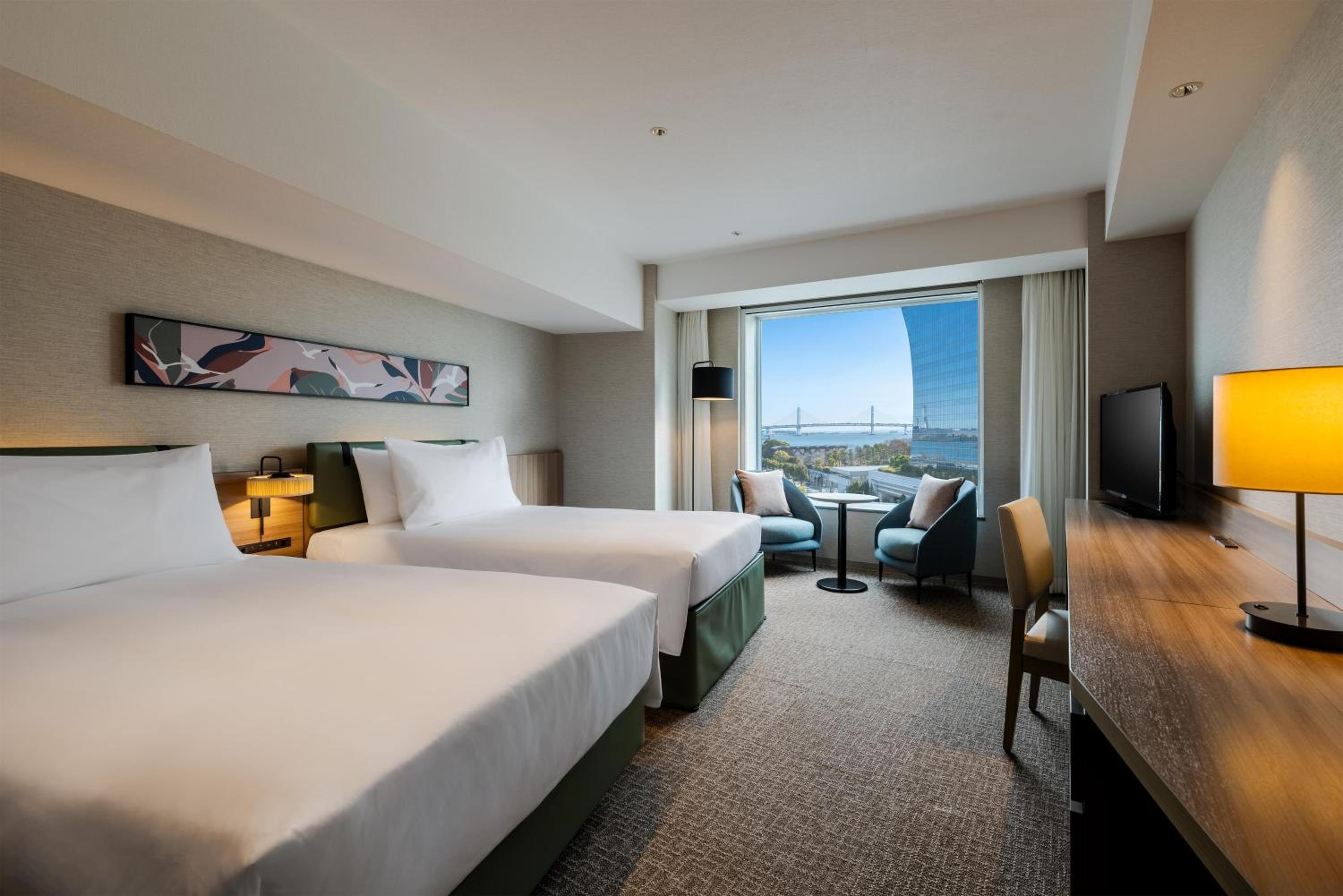 Deluxe Twin Family Room with Ocean View