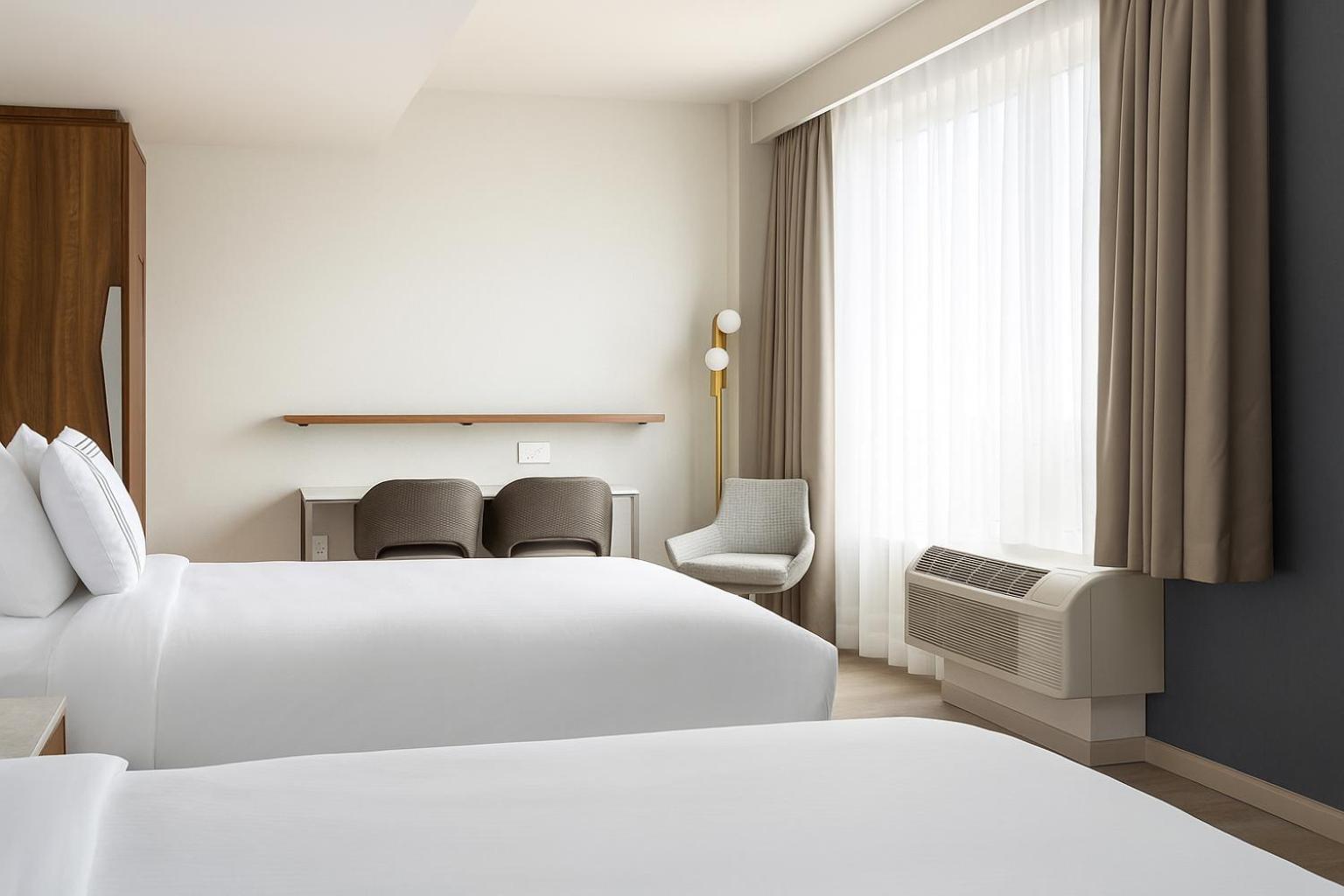 Studio Suite with Two Queen Beds - Mobility and Hearing Accessible with Roll-in Shower photo 3