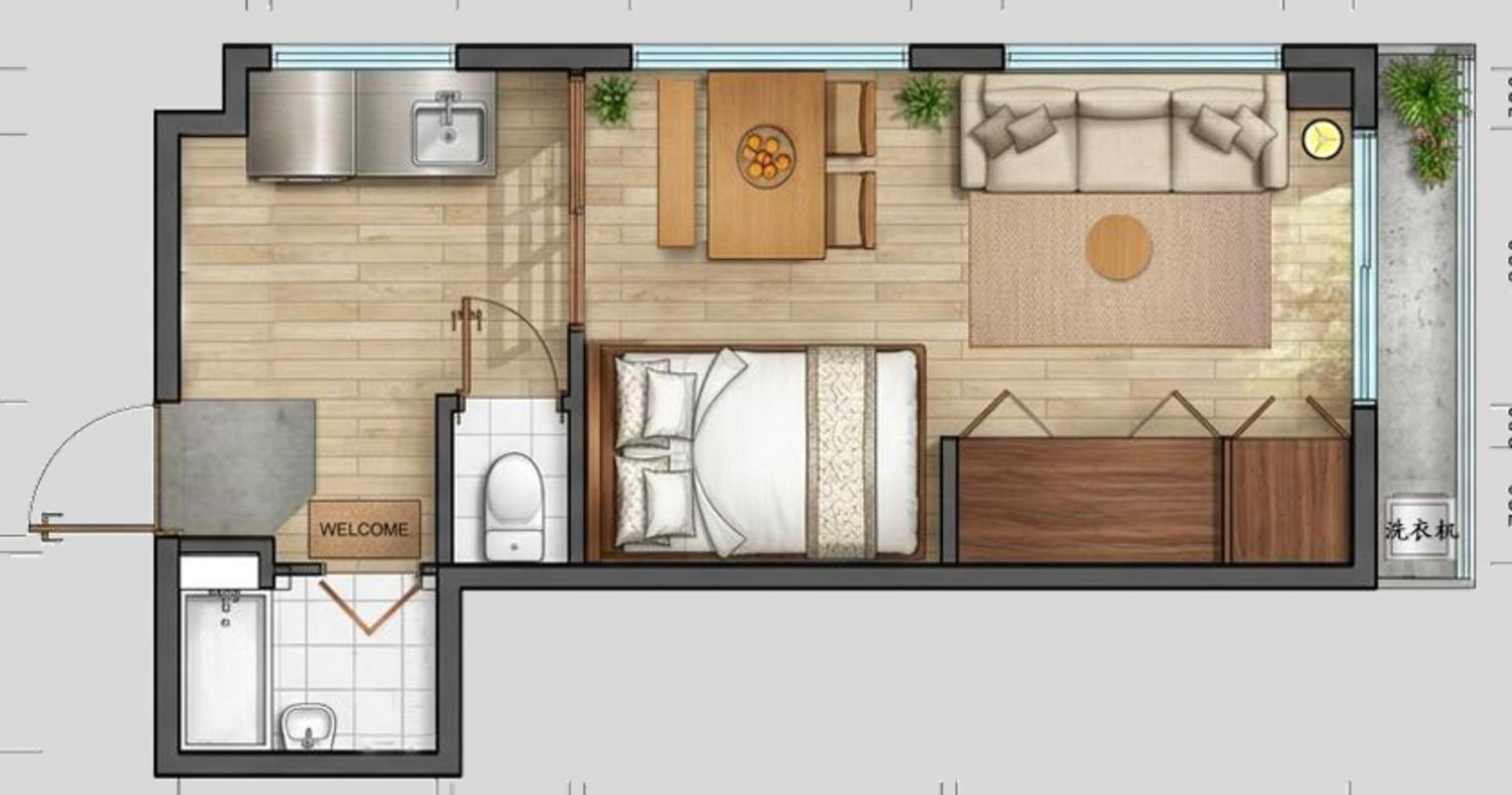 One-Bedroom Apartment