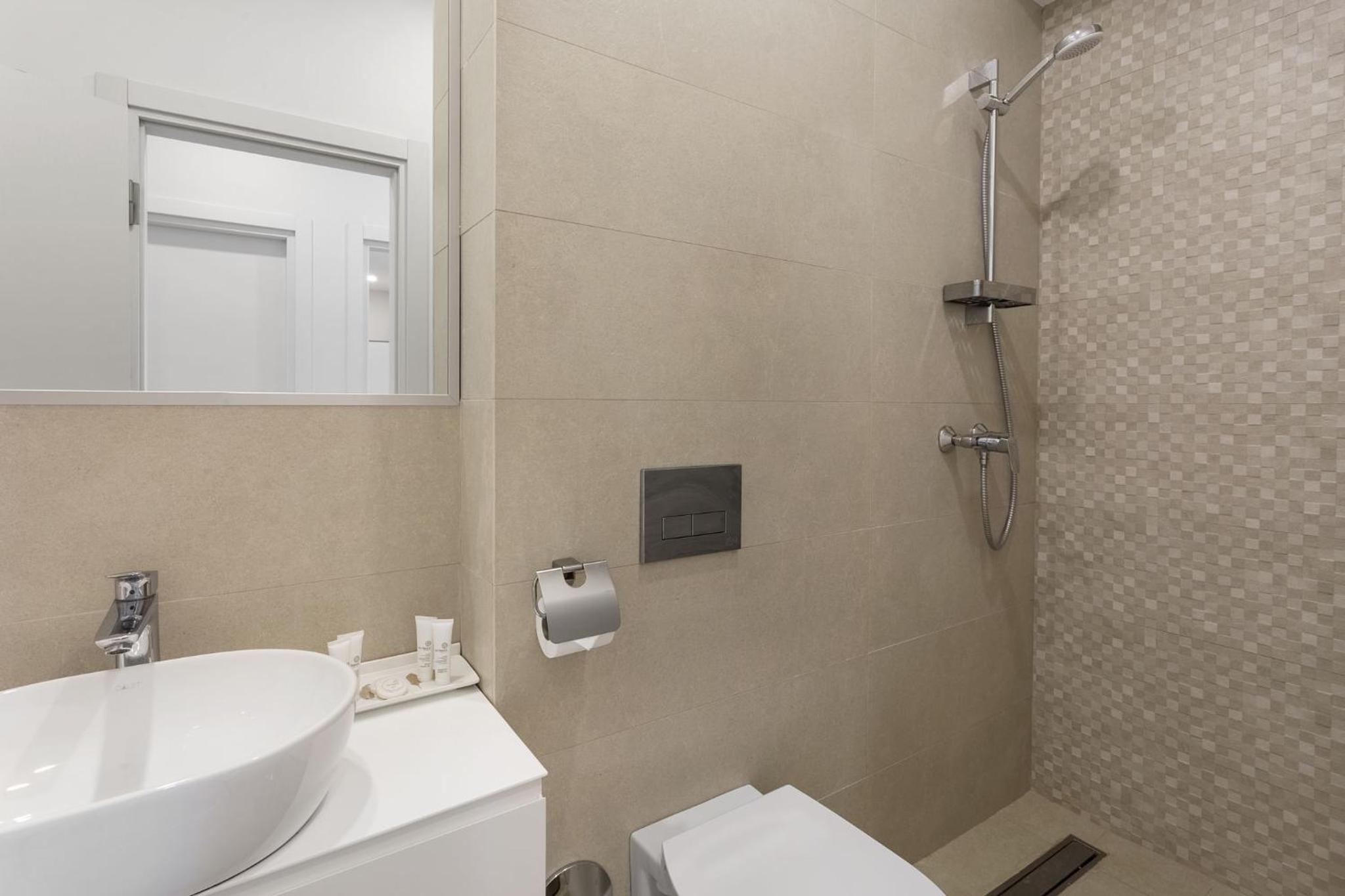 Three-Bedroom Apartment with Balcony