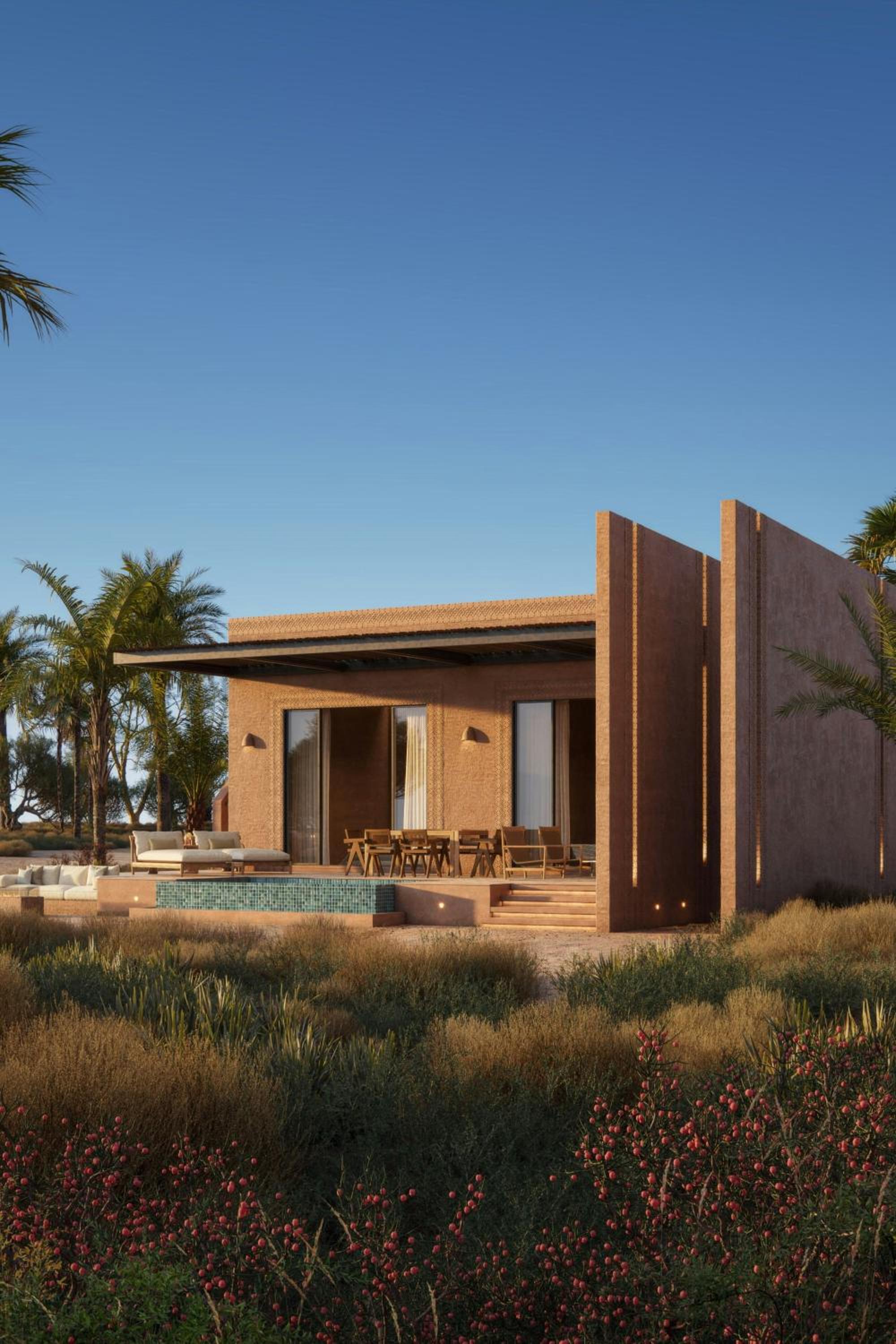 One-Bedroom Villa with King Bed and Balcony -  Mountain View photo 1