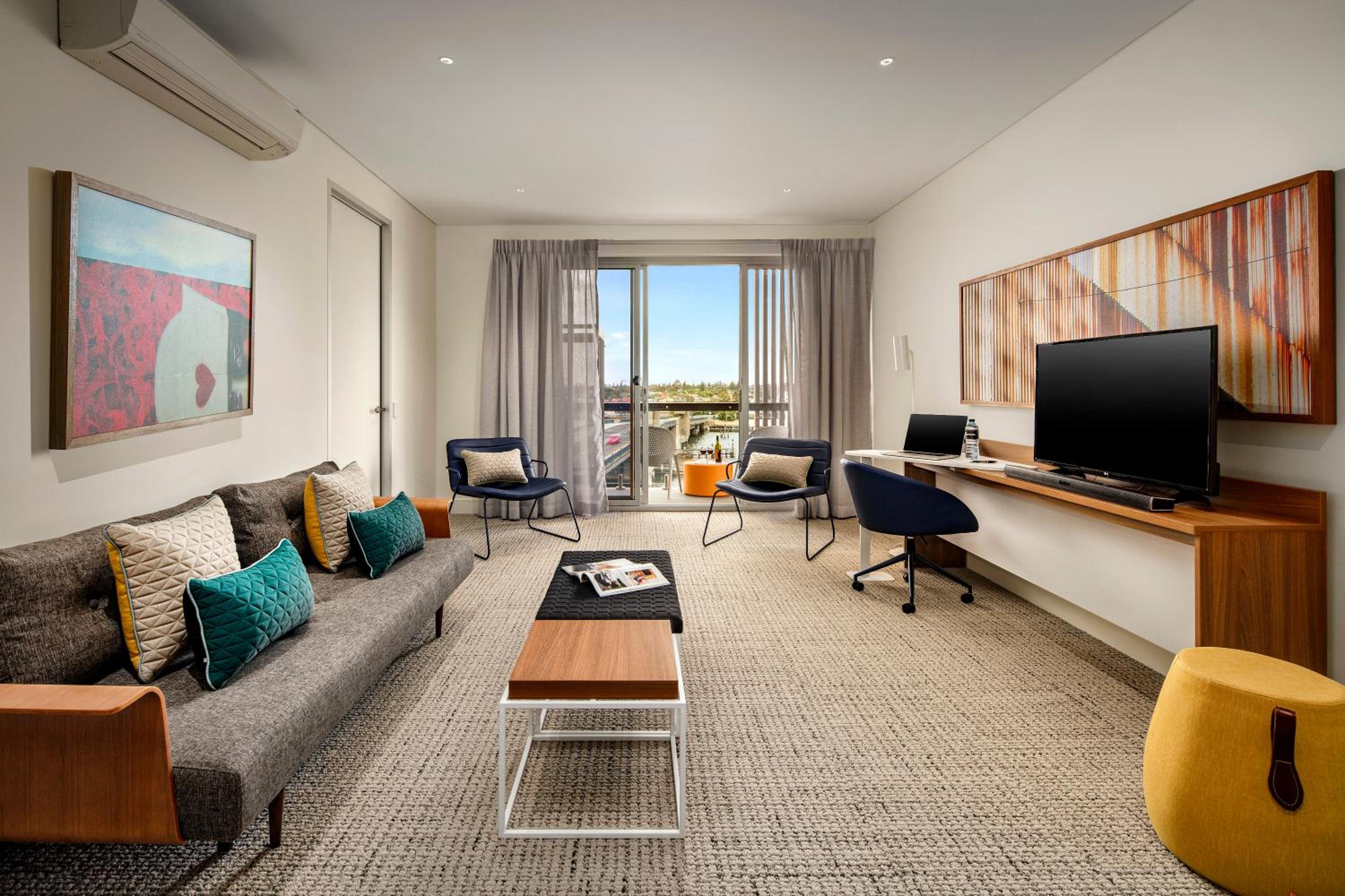 Three-Bedroom Apartment with Balcony