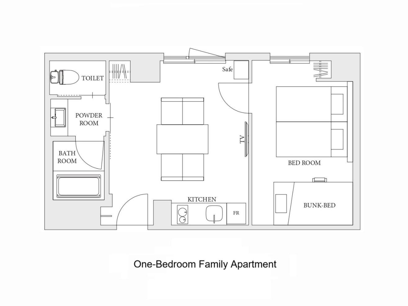 One-Bedroom Family Apartment thumbnail 6