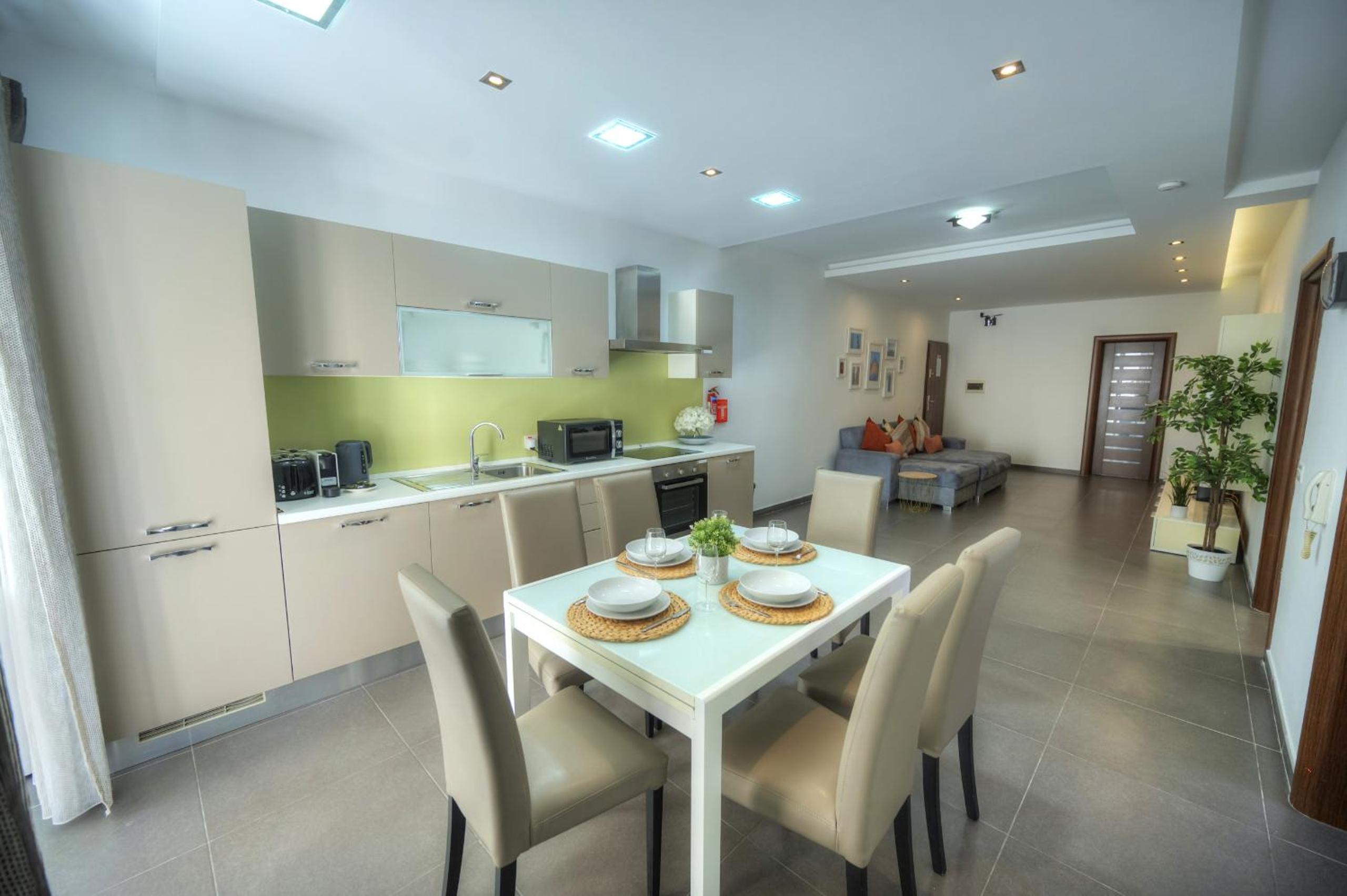 Two-Bedroom Apartment with Balcony