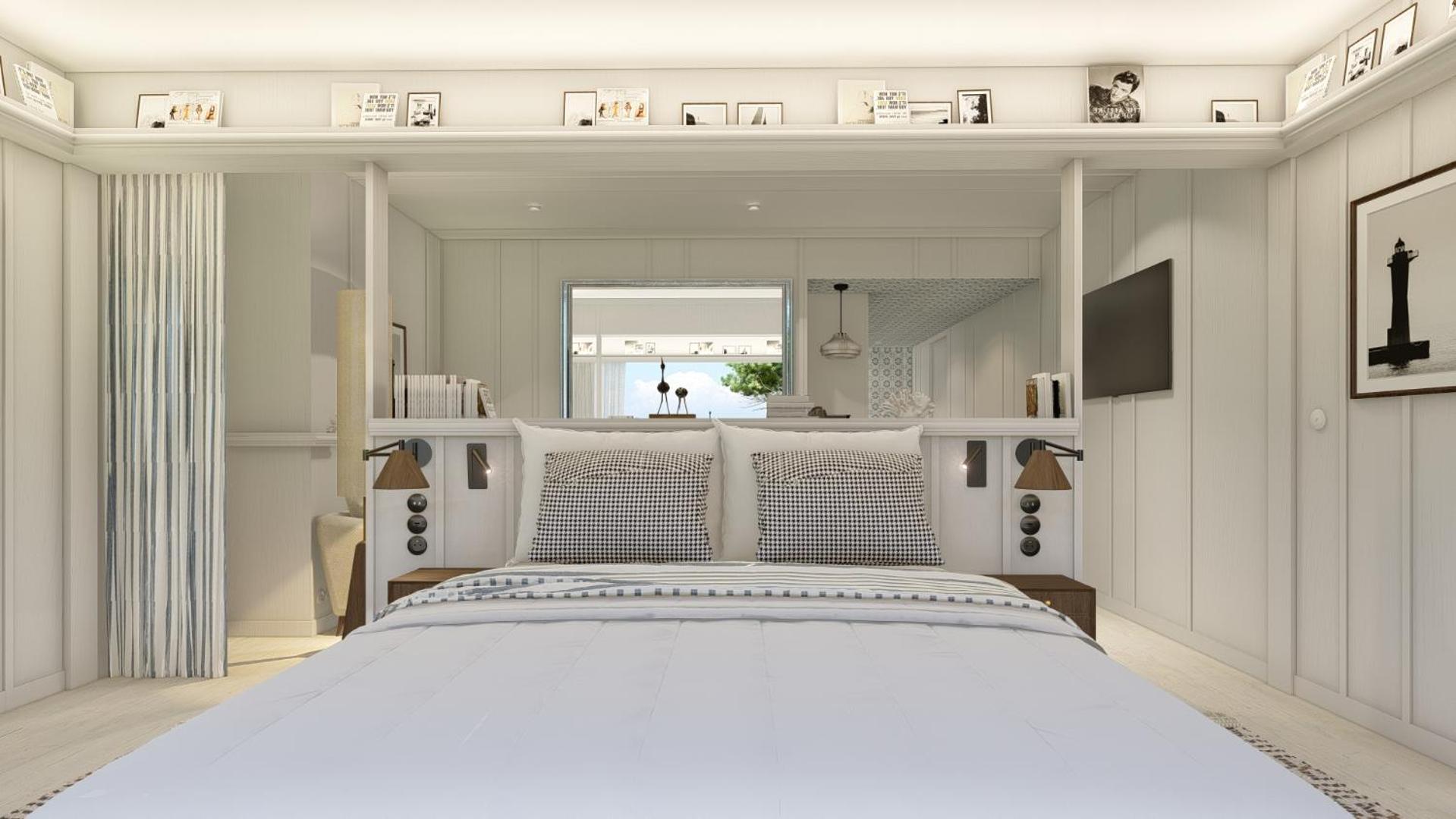 La Domaniale Executive King Suite with Double Sofa Bed and Sea View Balcony photo 3