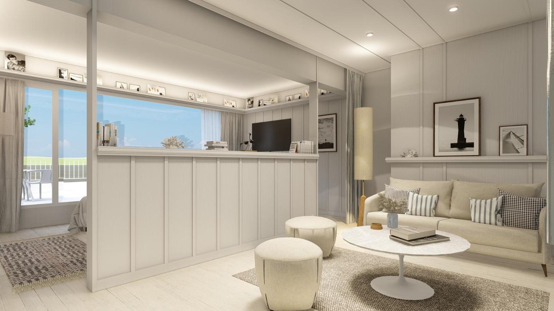 Executive Horizon King Suite with Double Sofa Bed and Sea View Balcony photo 3