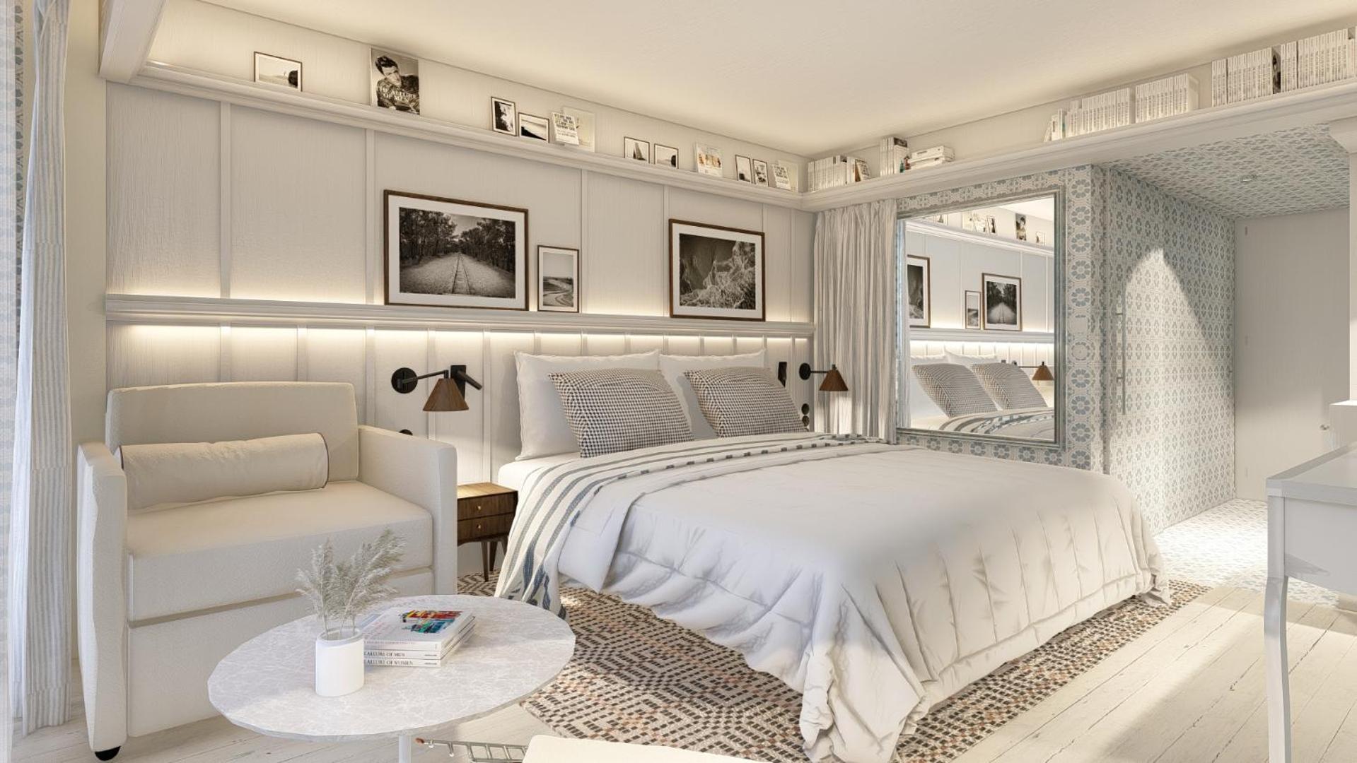 Deluxe King Room with Single Sofa Bed and Balcony with Ocean View photo 2