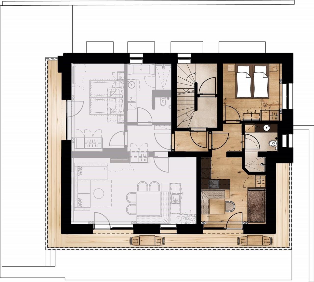 One-Bedroom Apartment (Second Floor) photo 2