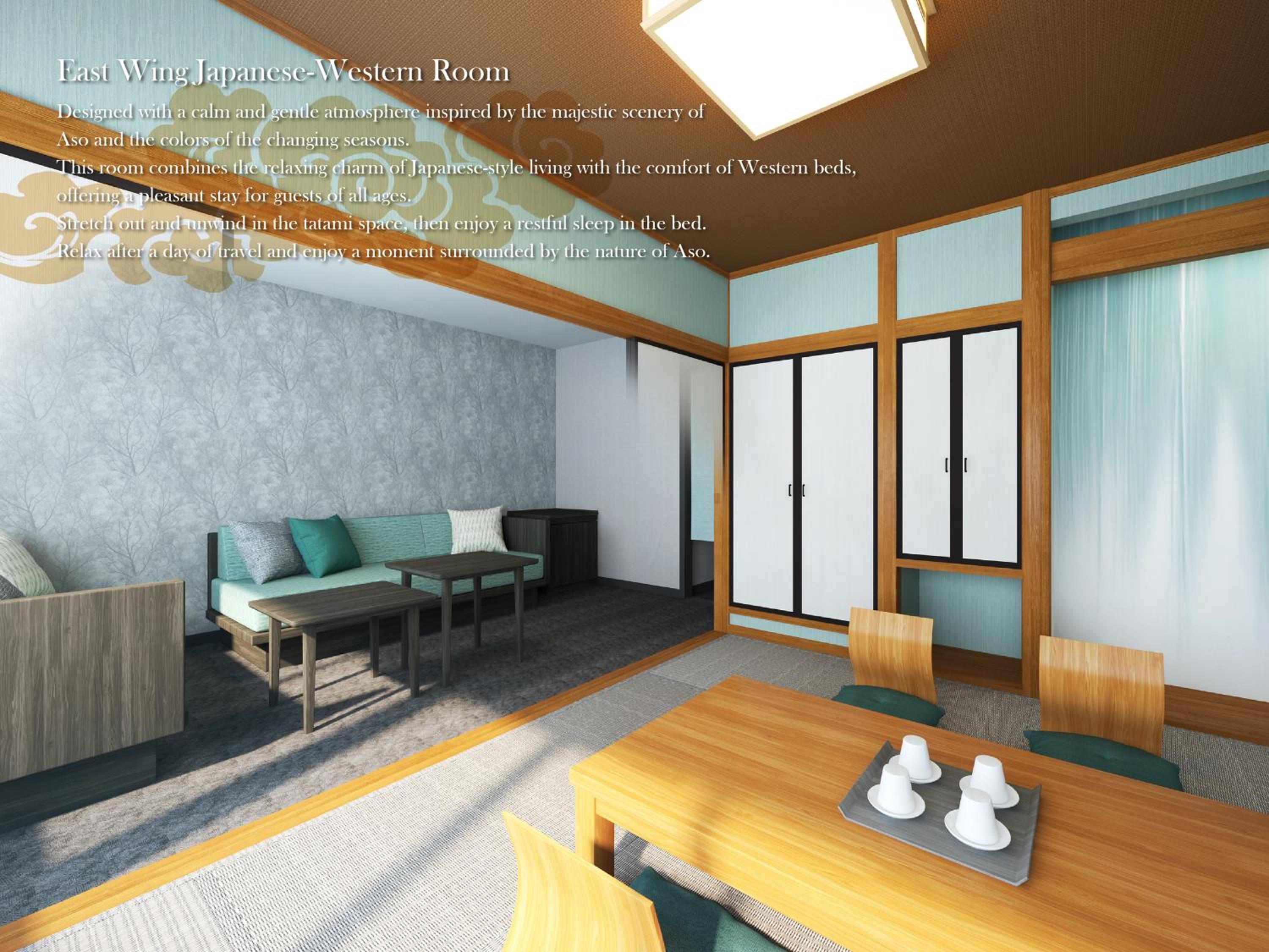 East Wing Japanese-Western style Room(With private bathroom)