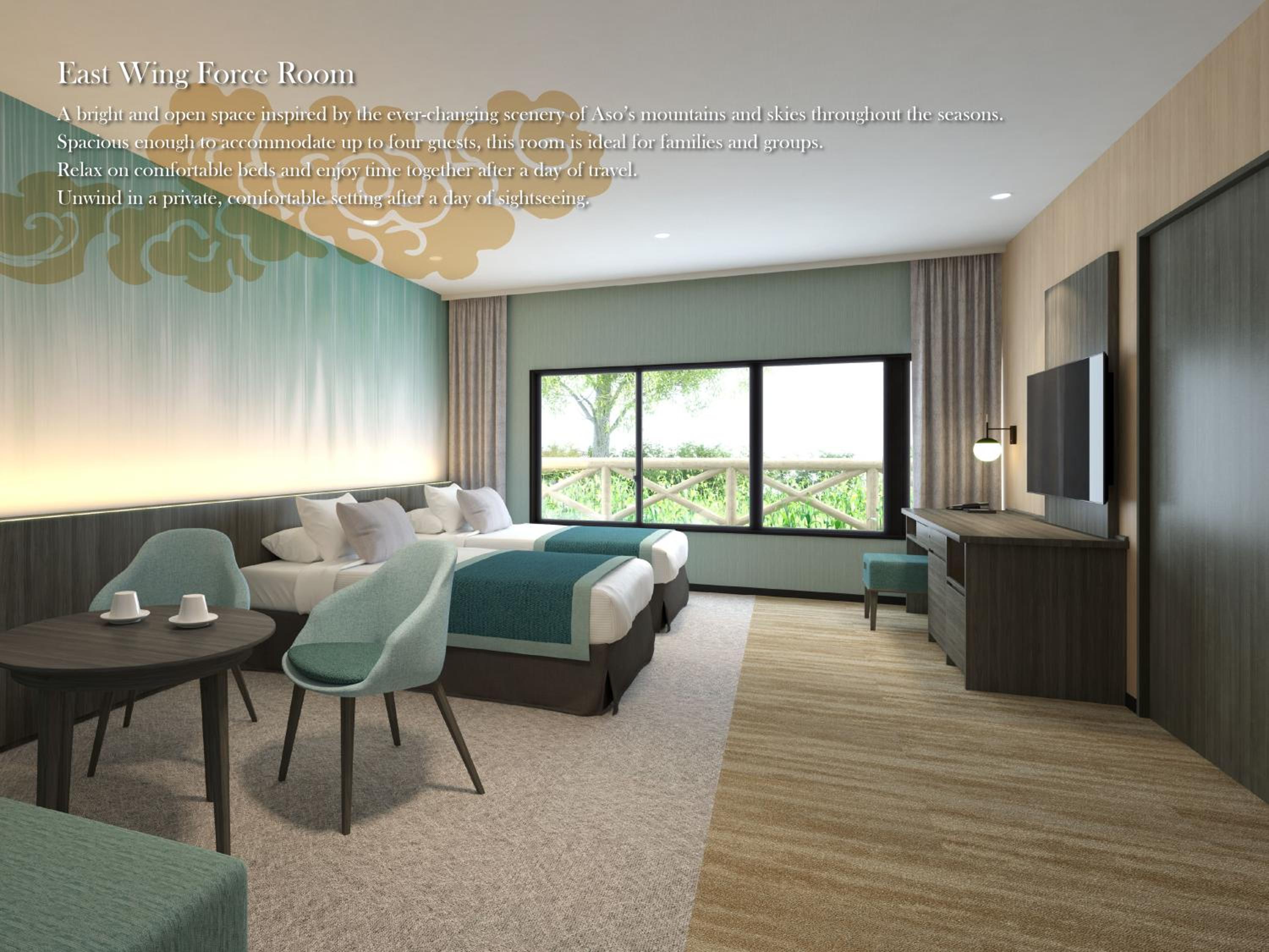 East Wing Quadruple Room(With private bathroom)