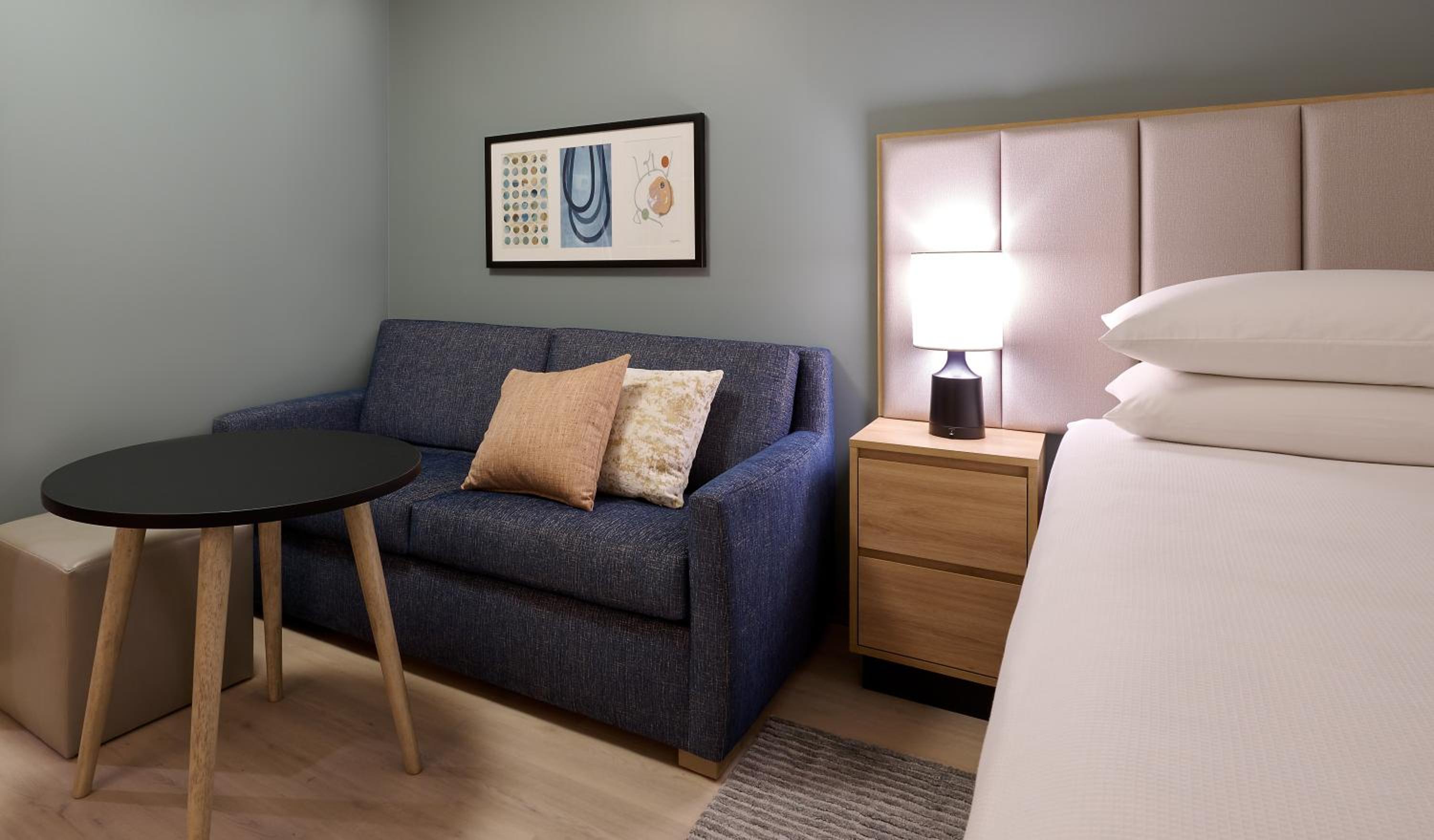 King Studio Suite with Accessible Roll-In Shower