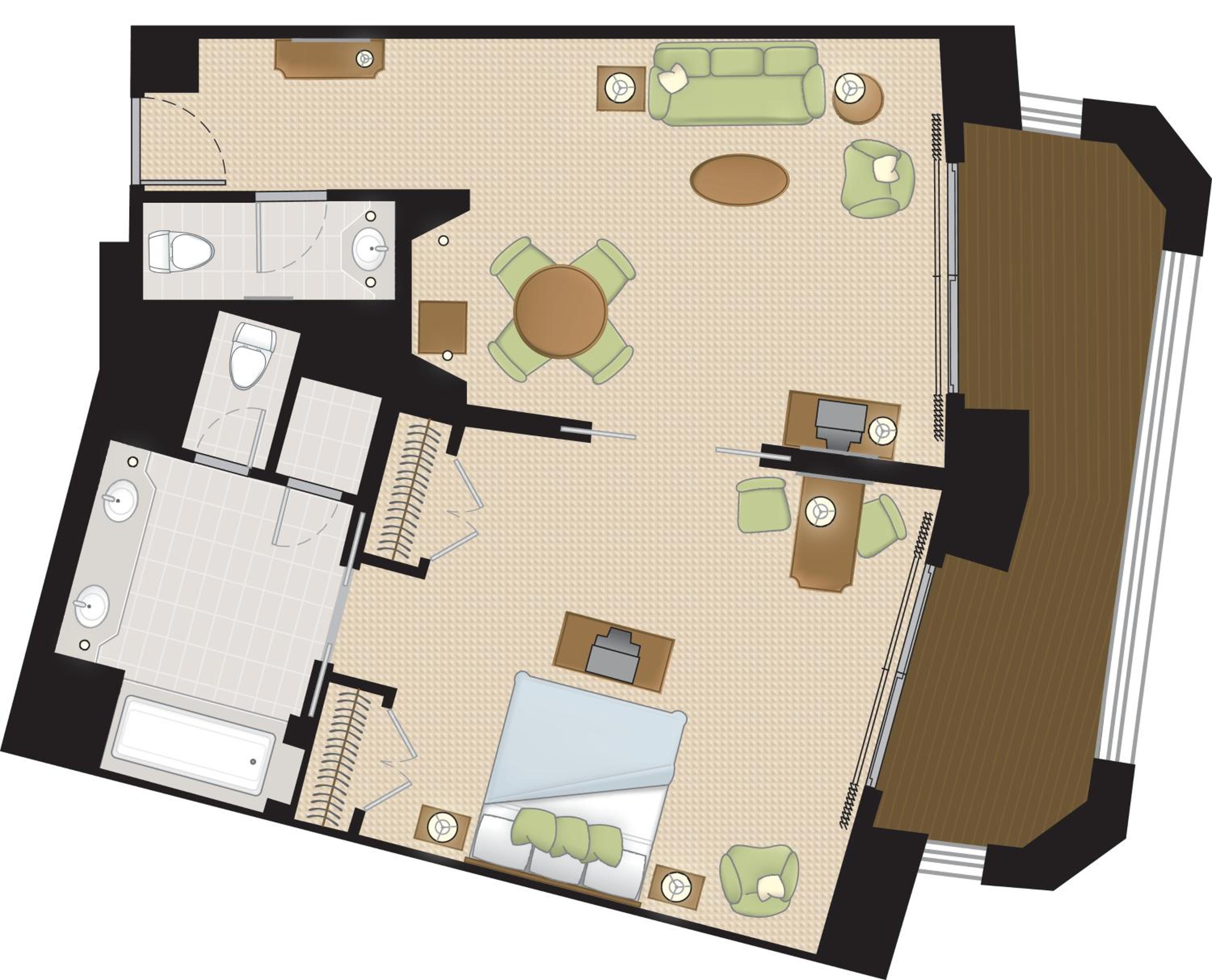 1 Bedroom Regal Suite