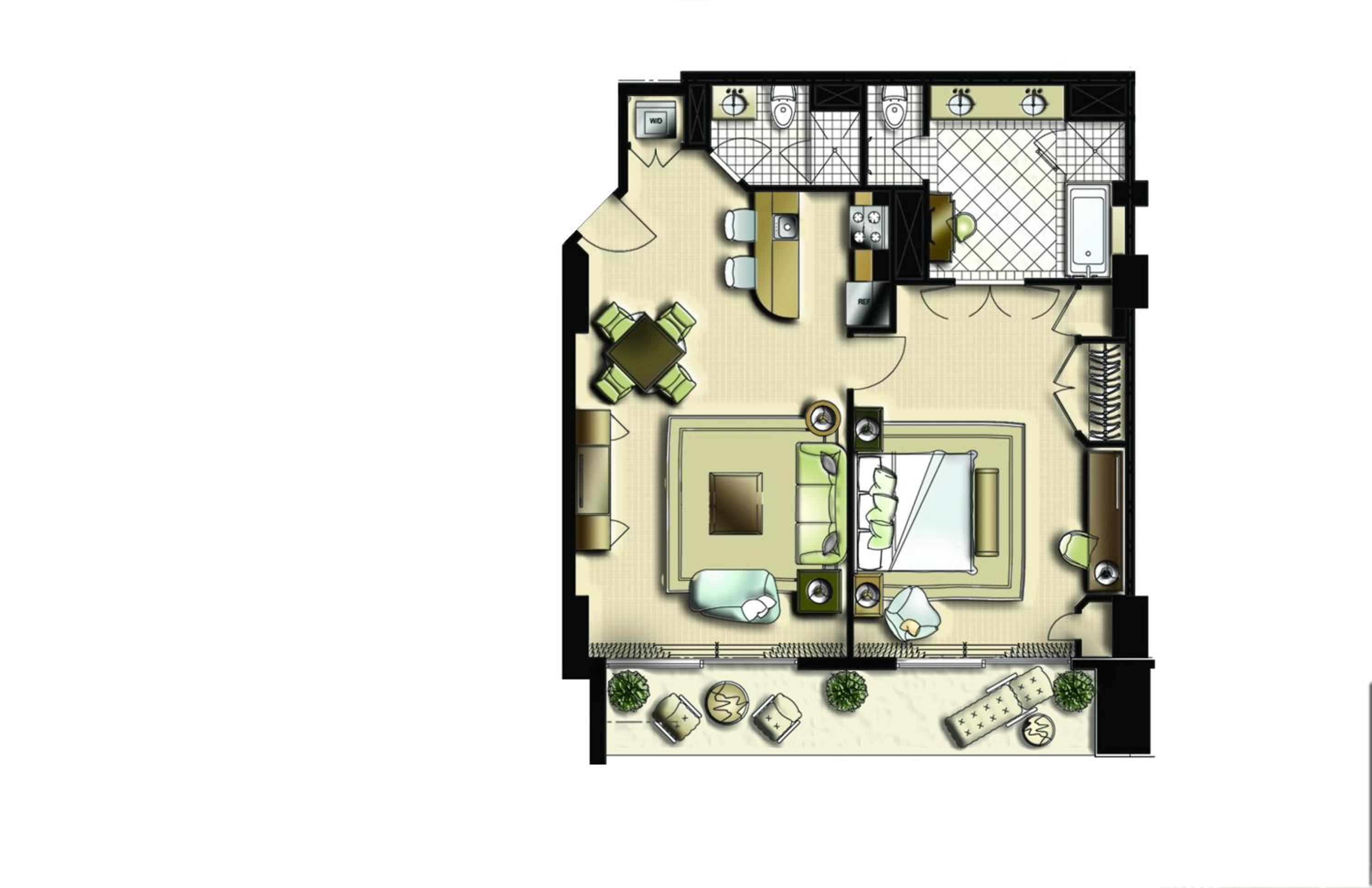 One Bedroom Suite (Non Smoking) photo 3