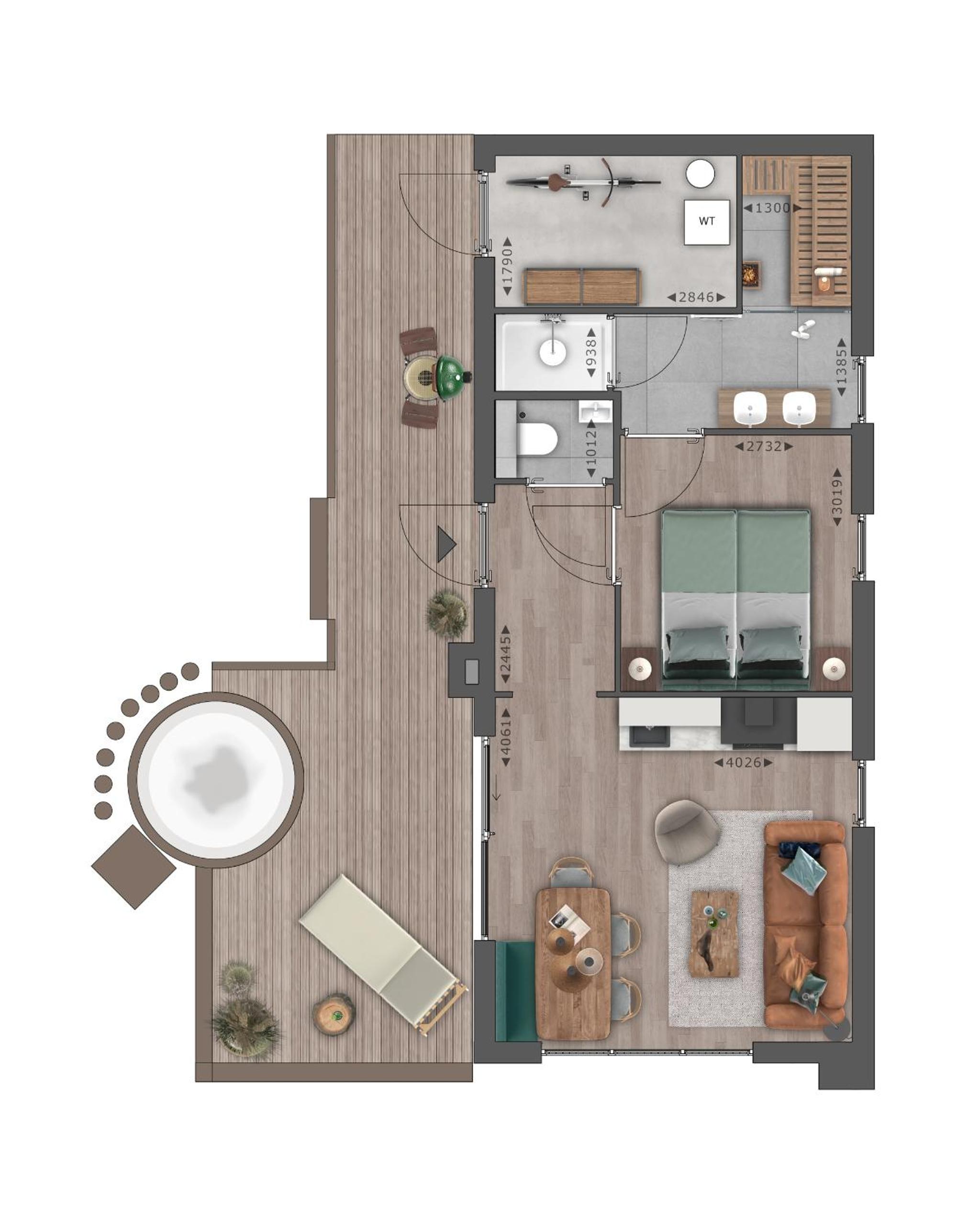 One-Bedroom House - Photo 1