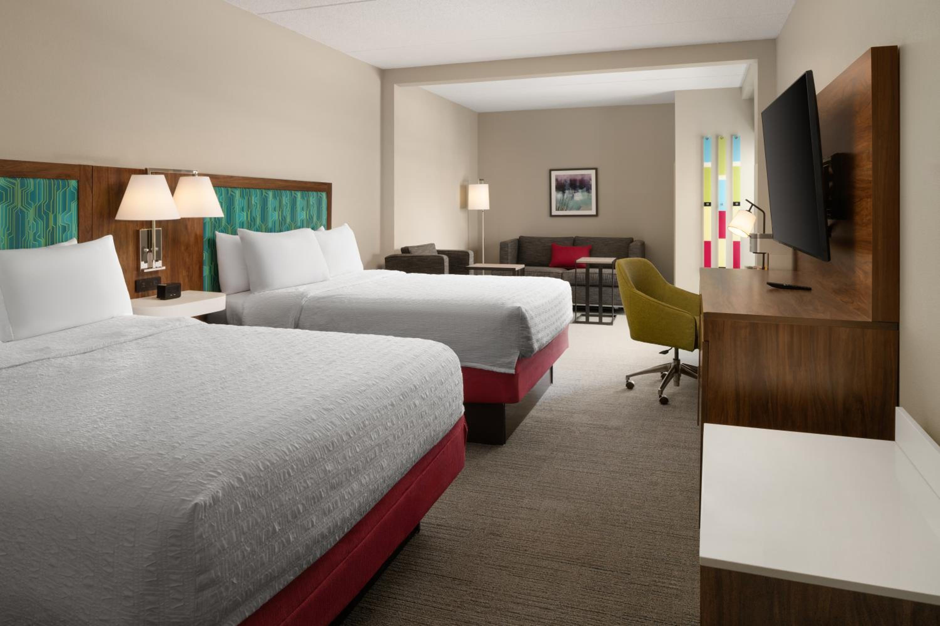 Two-Queen Suite with Sofa Bed - Non-Smoking photo 3