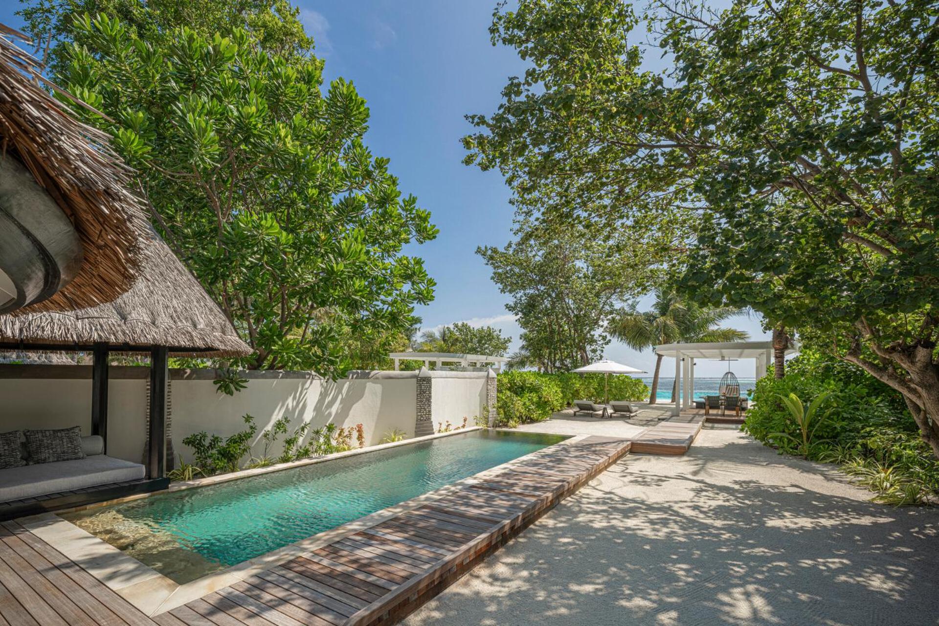 Sunset Family Beach Villa with Pool King, Four Seasons Resort Maldives at Kuda Huraa