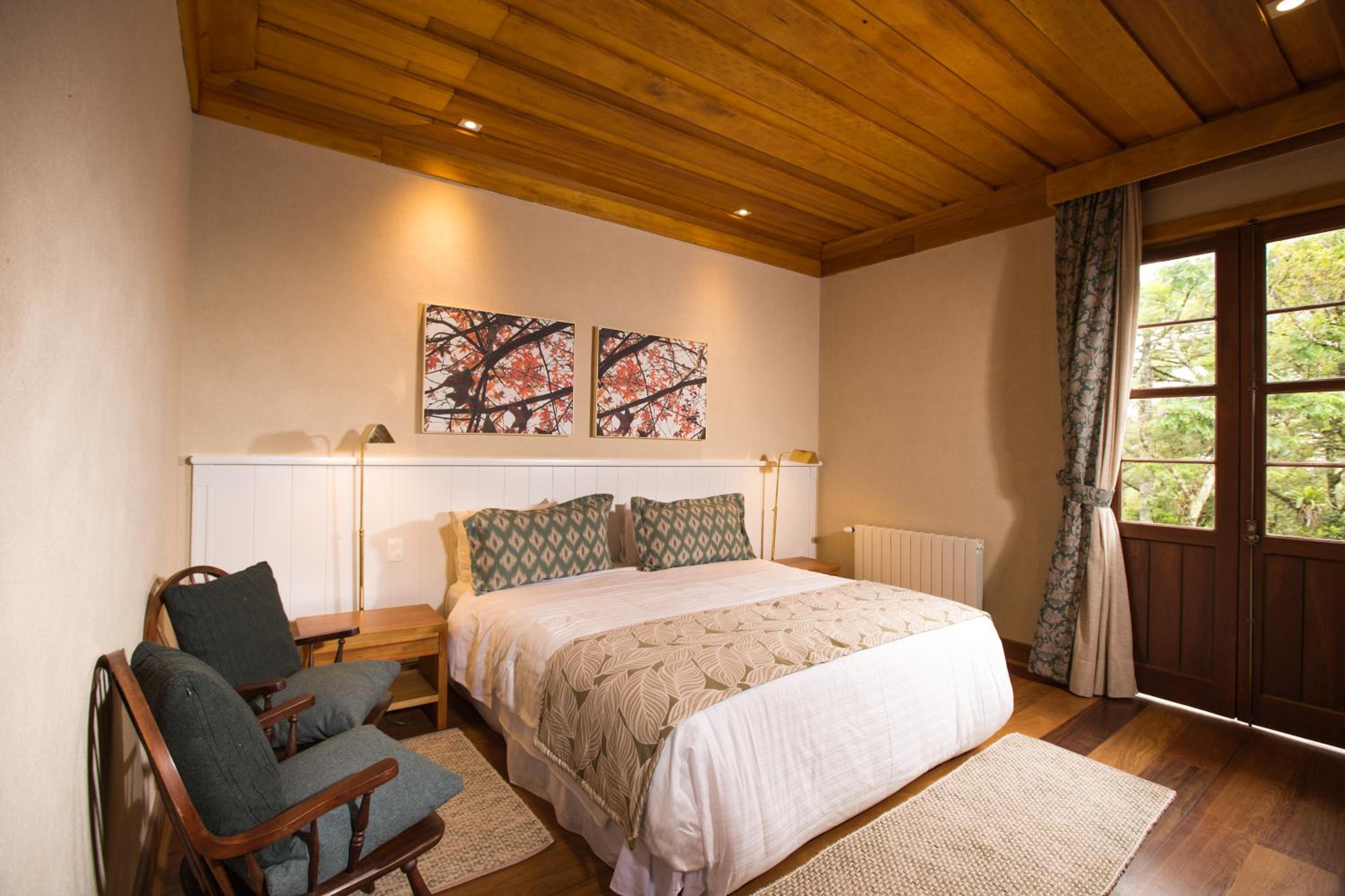 Chalet with Wood View