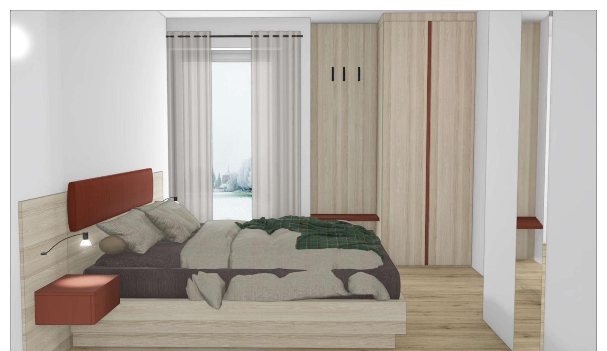 One-Bedroom Apartment with Balcony