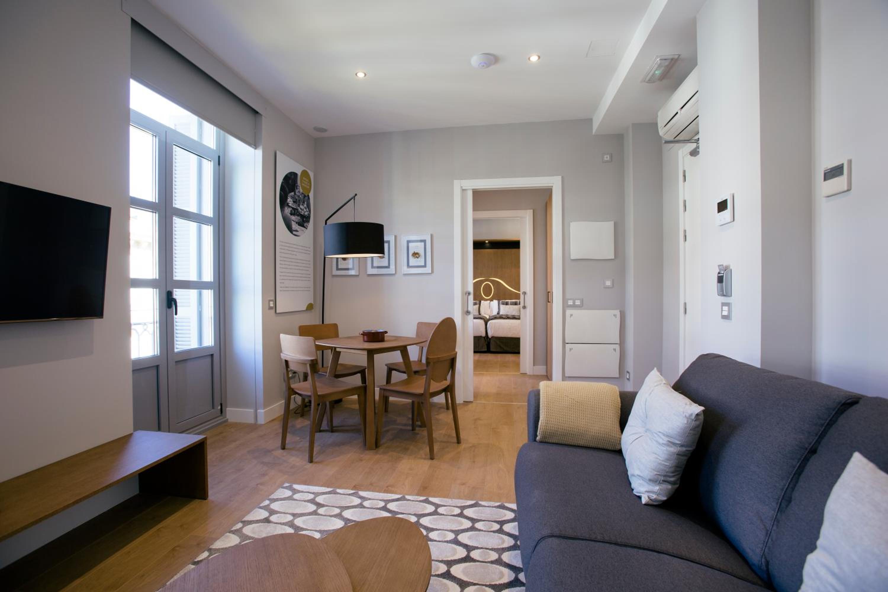 Departamento de una habitación con vista a la ciudad