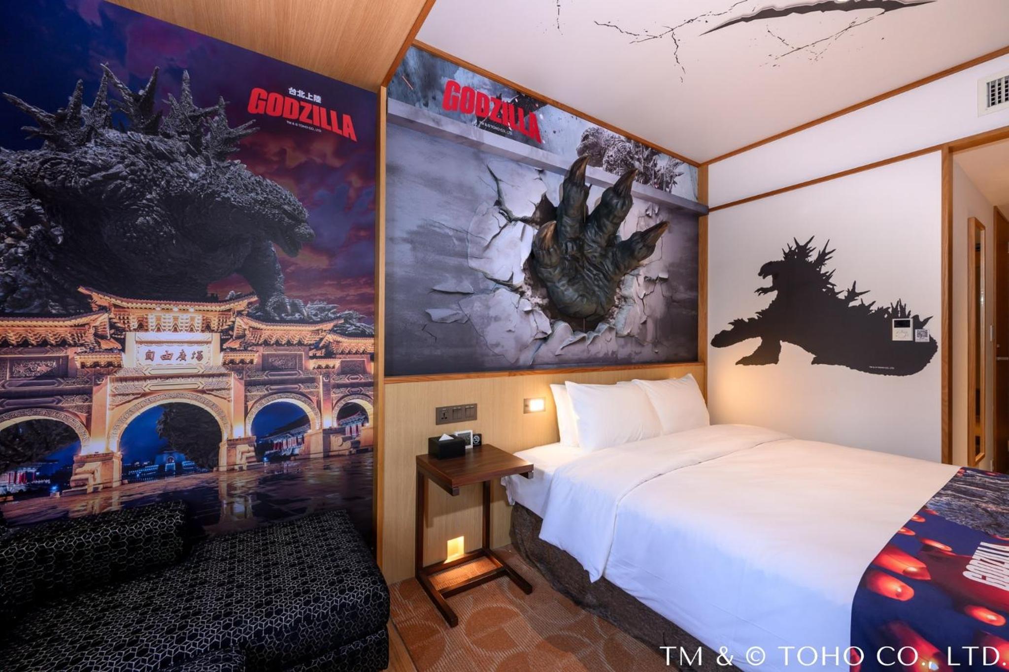 Godzilla Landing in Taipei (Double Room)