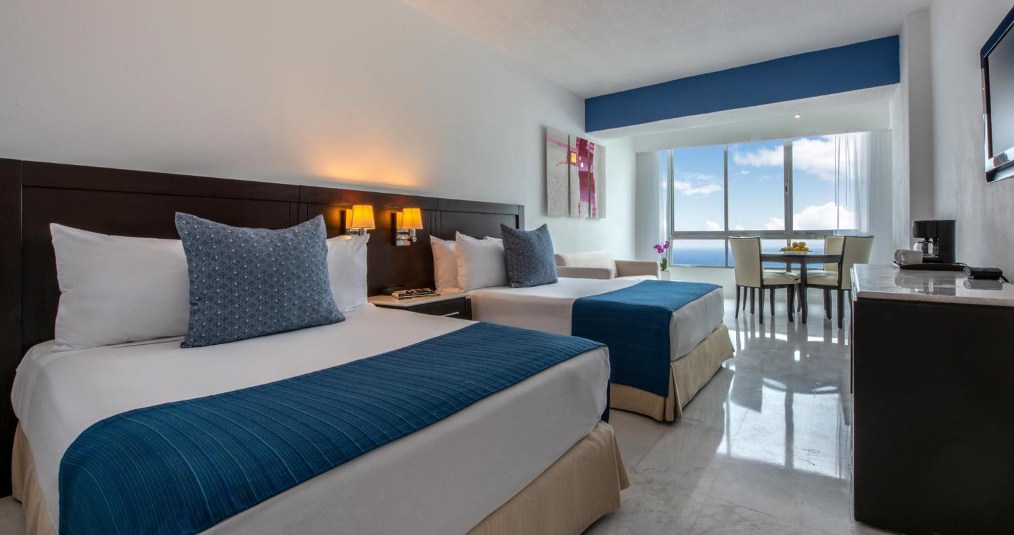 Standard Double Room with Two Double Beds with Ocean View