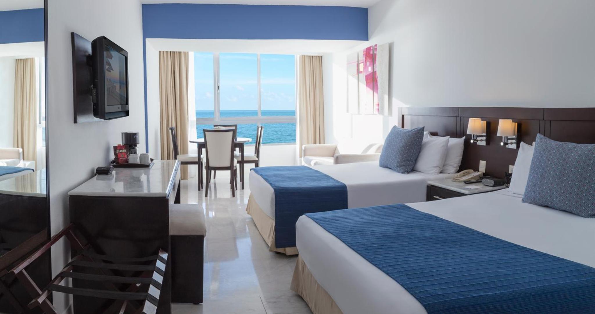 Standard Double Room with Two Double Beds with Ocean View