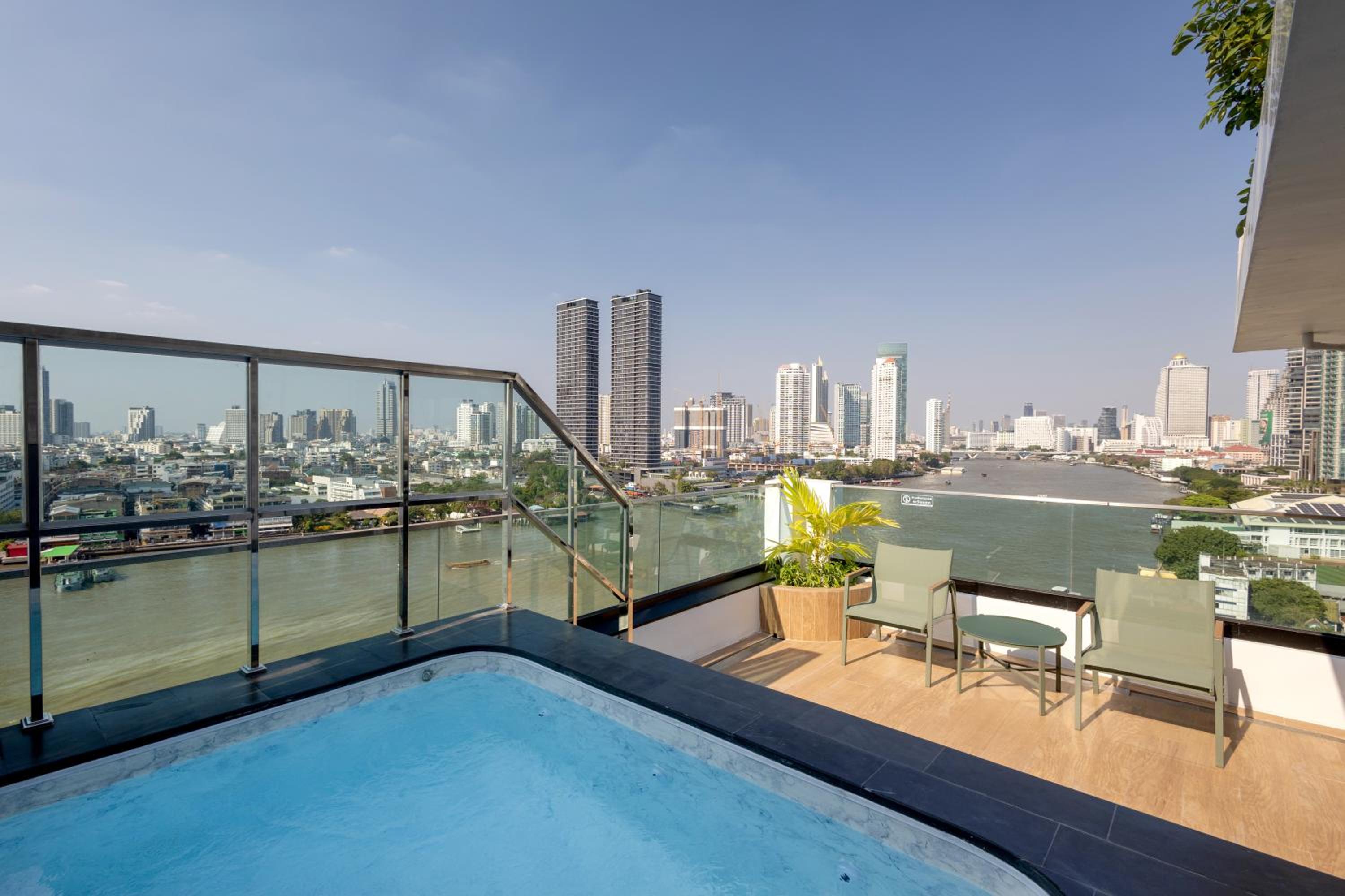 Private Terrace Suite with King Bed and Jetted Tub - Plunge Pool